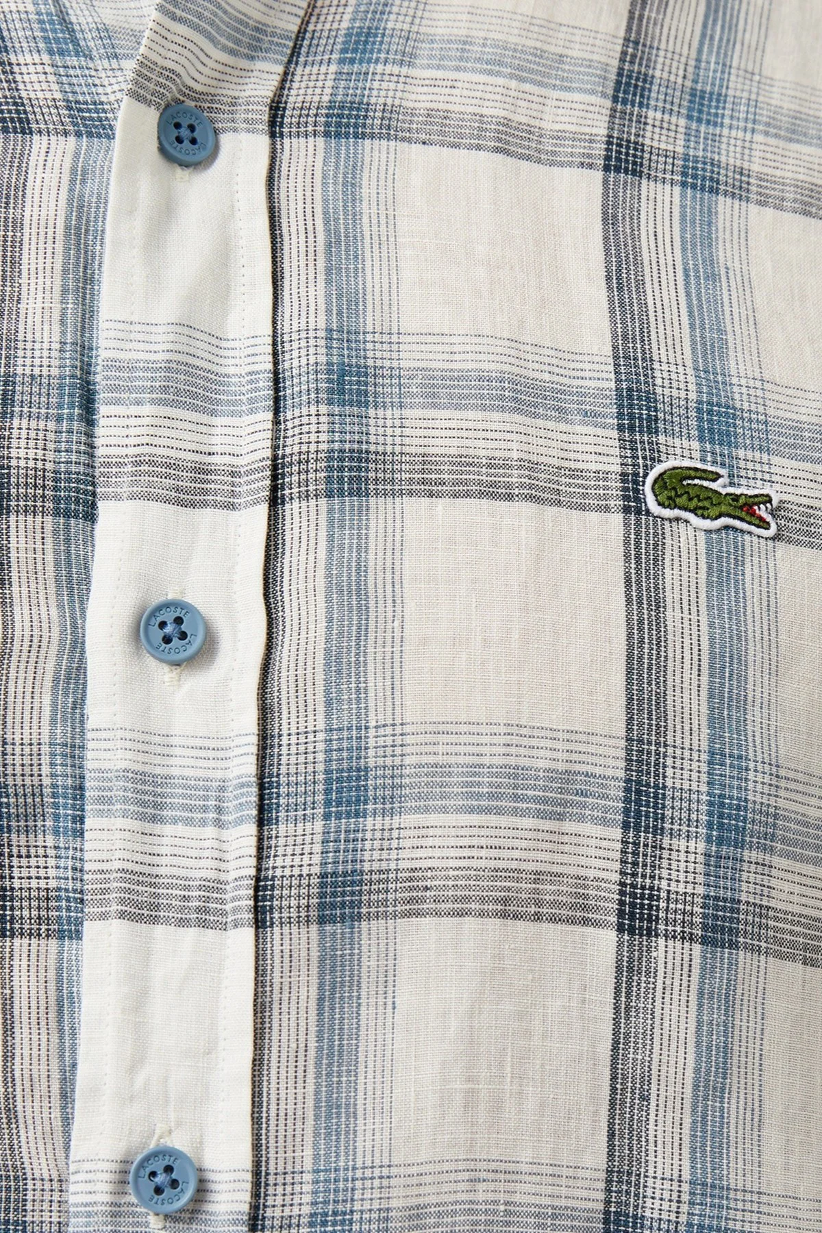 Lacoste Men's Regular Fit Dark Blue Linen Shirt Ekose Keten Erkek Gömlek Koyu Mavi Fiyatı, Yorumları ve Özellikleri
