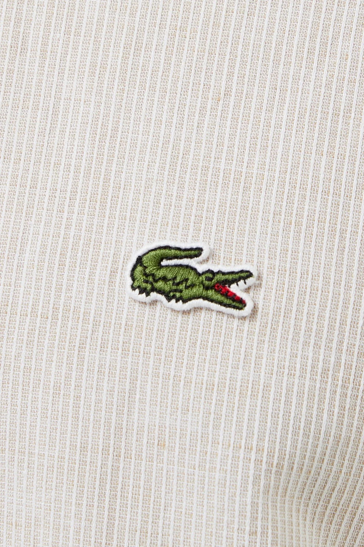 Lacoste Men's Regular Fit Button-Down Collar Linen Shirt Beige Erkek Düğmeli Yaka Keten Gömlek Bej Fiyatı, Yorumları ve Özellikleri