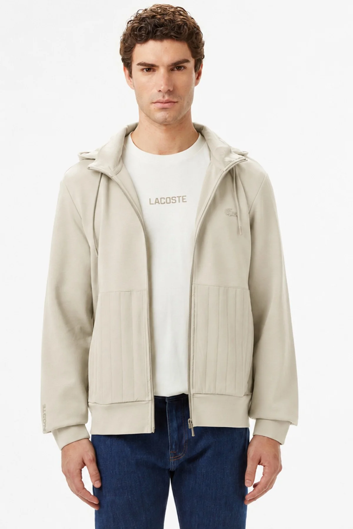 Lacoste Men's Regular Fit Mens Swshirt Çıkarılabilir Kapüşonlu Pamuklu Erkek Sweatshirt Bej Fiyatı, Yorumları ve Özellikleri