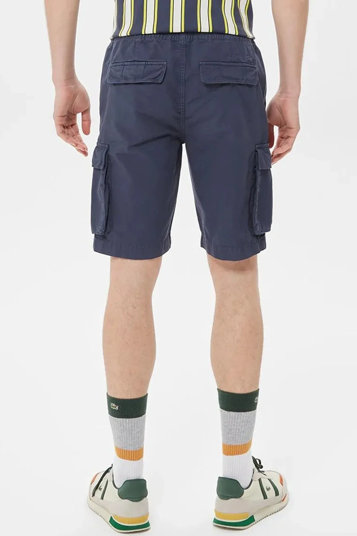 Lacoste Men's Regular Fit Cotton Bermuda Shorts Erkek Kargo Cepli Bermuda Şort Lacivert Fiyatı, Yorumları ve Özellikleri
