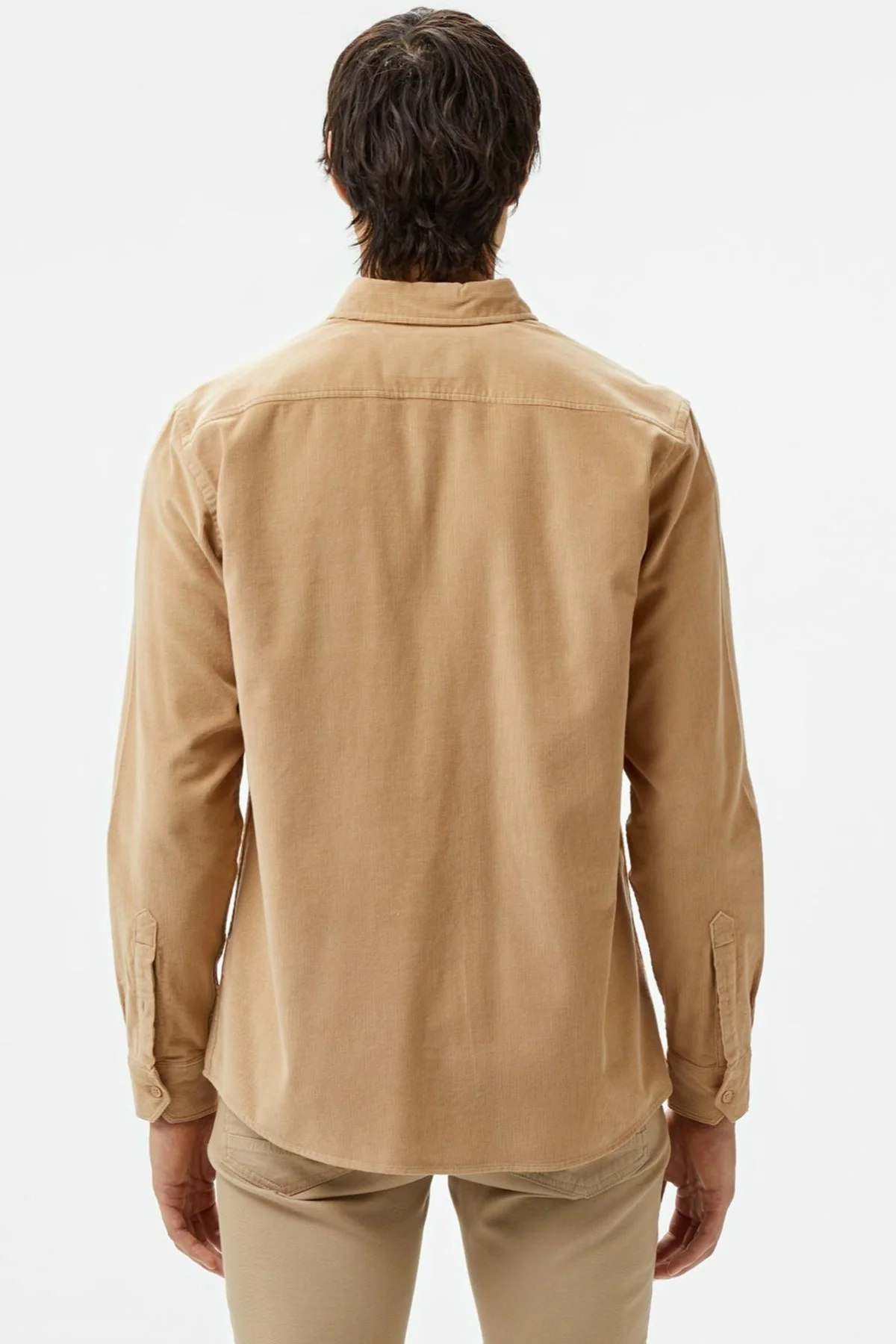 Lacoste Men's Regular Fit Button-Down Collar Velvet Shirt Brown Erkek Düğmeli Yaka Kadife Gömlek Kahverengi Fiyatı, Yorumları ve Özellikleri