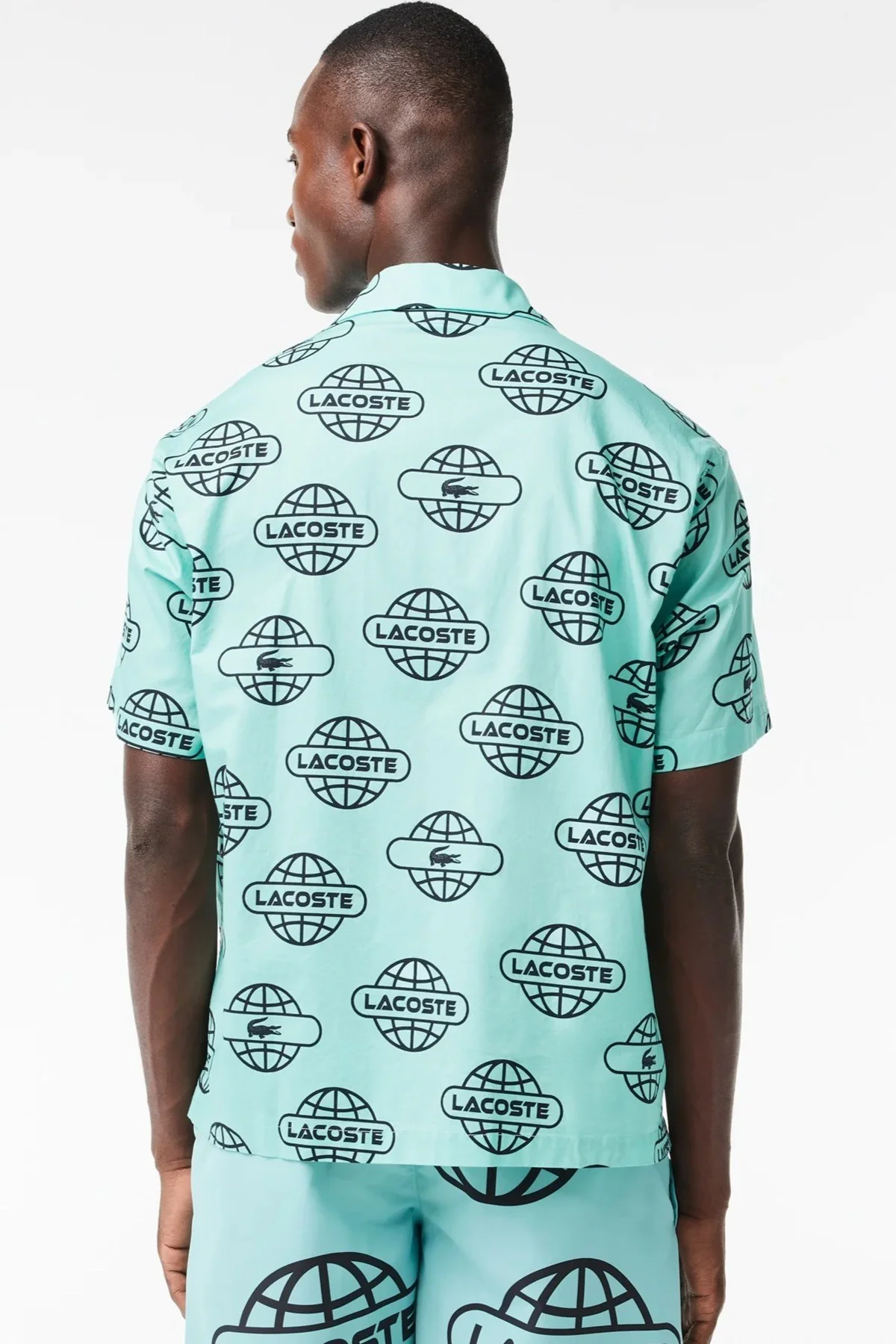 Lacoste Men's Relaxed Fit Green Shirt Bol Kesim Desenli Erkek Gömlek Yeşil Fiyatı, Yorumları ve Özellikleri