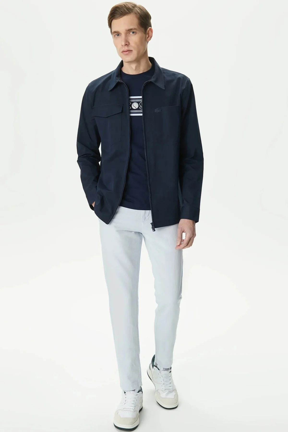 Lacoste Men's Relaxed Fit Full Zip Shirt Rahat Kesim Tam Fermuar Erkek Gömlek Lacivert Lacoste Men's Relaxed Fit Full Zip Shirt Rahat Kesim Tam Fermuar Erkek Gömlek Lacivert Fiyatı, Yorumları ve Özellikleri