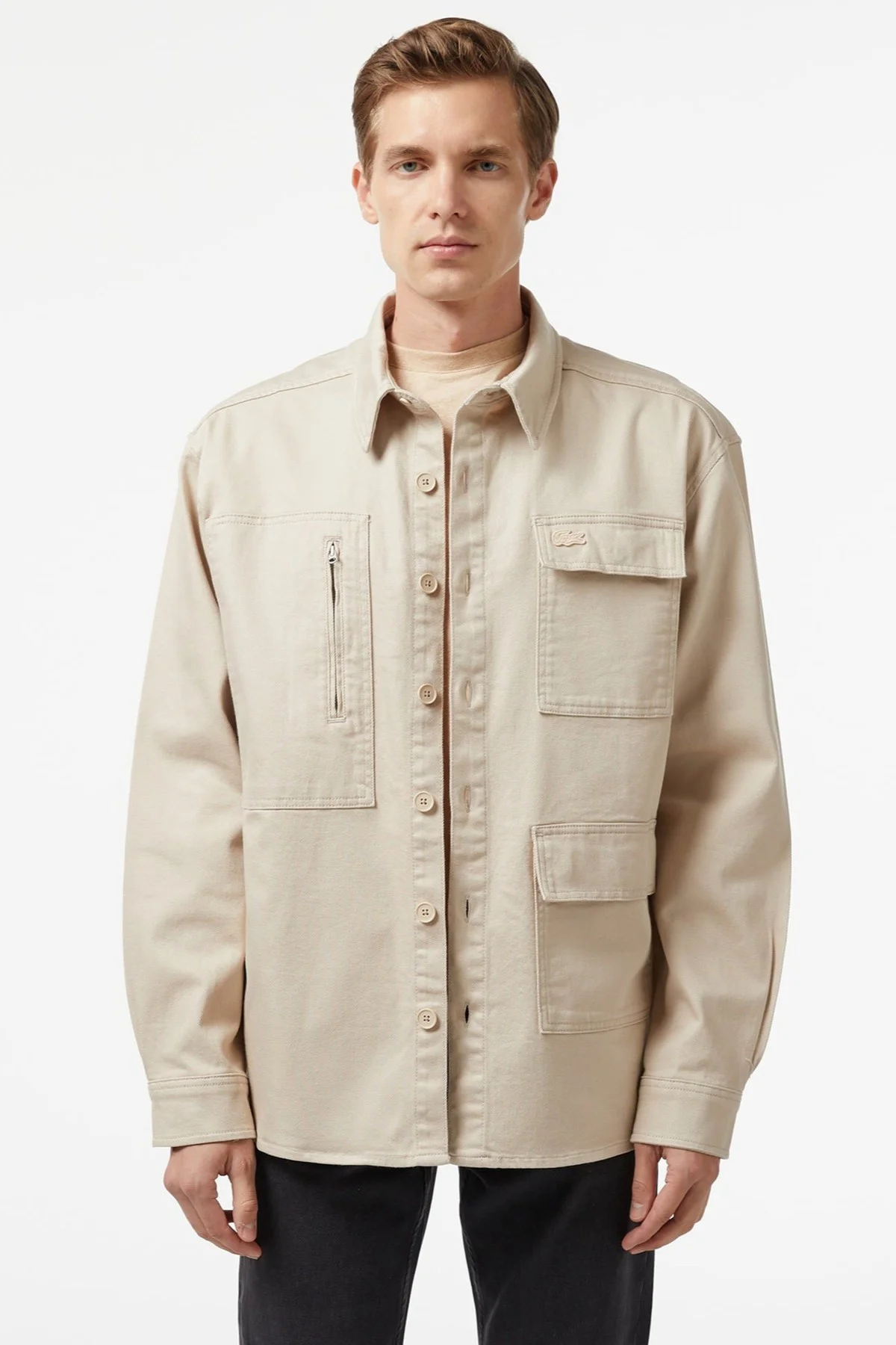 Lacoste Men's Relaxed Fit Beige Shirt Bol Kesim Erkek Gömlek Bej Lacoste Men's Relaxed Fit Beige Shirt Bol Kesim Erkek Gömlek Bej Fiyatı, Yorumları ve Özellikleri