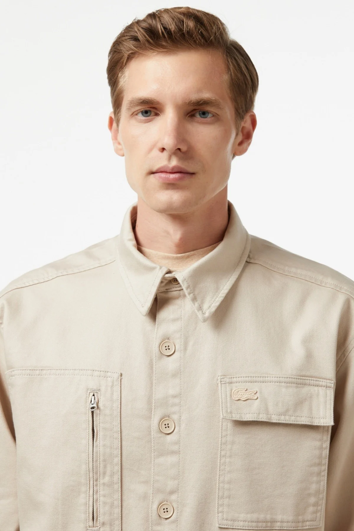 Lacoste Men's Relaxed Fit Beige Shirt Bol Kesim Erkek Gömlek Bej Lacoste Men's Relaxed Fit Beige Shirt Bol Kesim Erkek Gömlek Bej Fiyatı, Yorumları ve Özellikleri