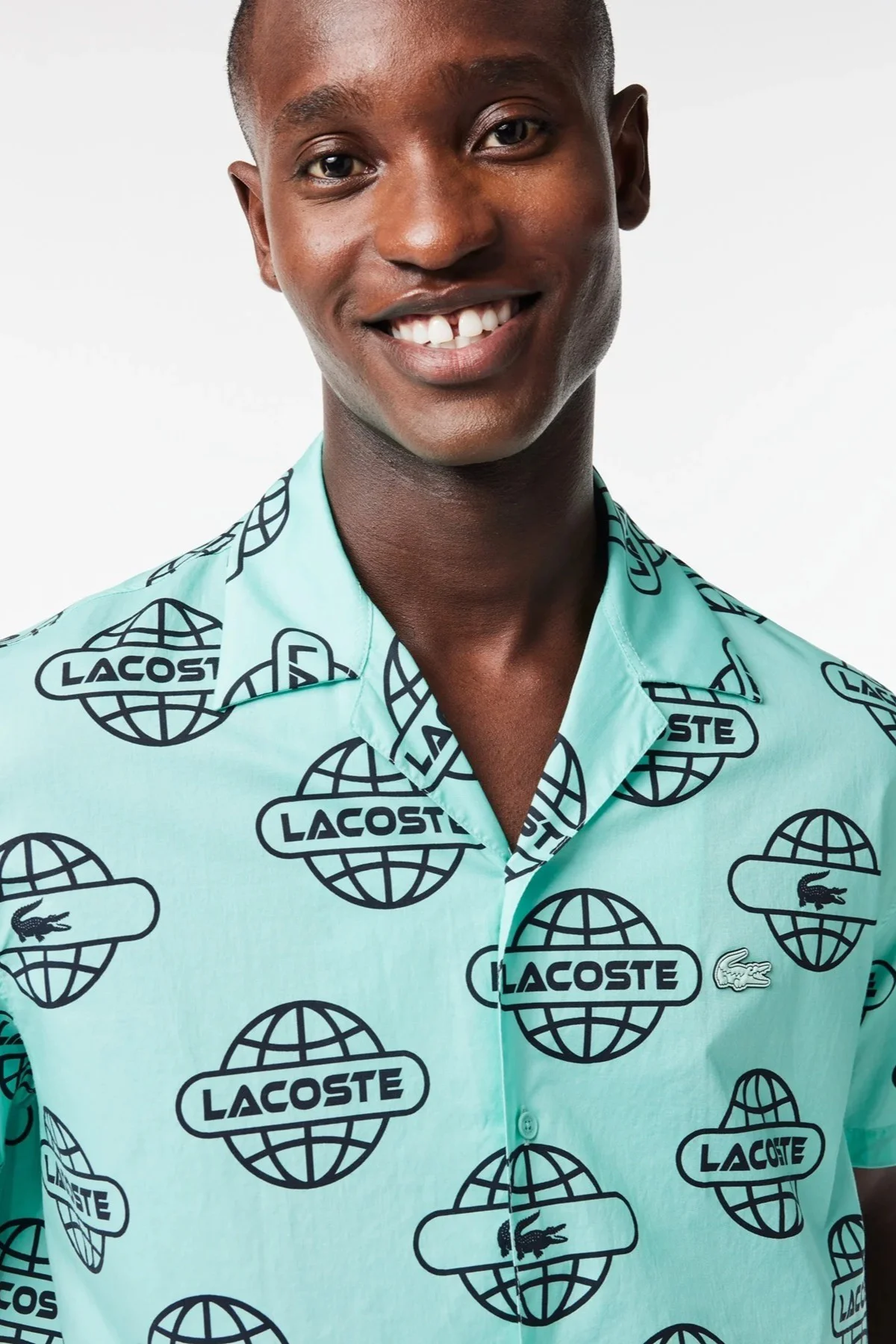 Lacoste Men's Relaxed Fit Green Shirt Bol Kesim Desenli Erkek Gömlek Yeşil Fiyatı, Yorumları ve Özellikleri