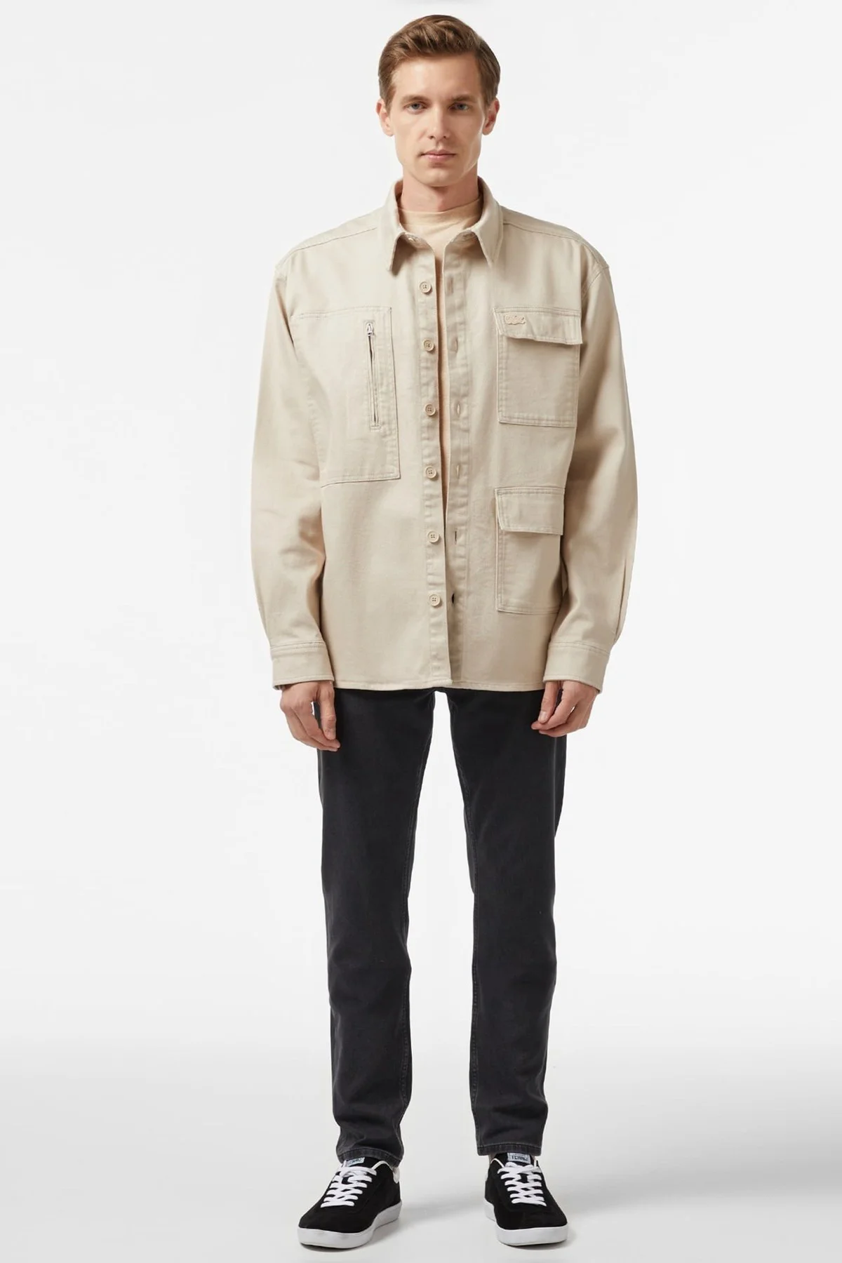 Lacoste Men's Relaxed Fit Beige Shirt Bol Kesim Erkek Gömlek Bej Lacoste Men's Relaxed Fit Beige Shirt Bol Kesim Erkek Gömlek Bej Fiyatı, Yorumları ve Özellikleri