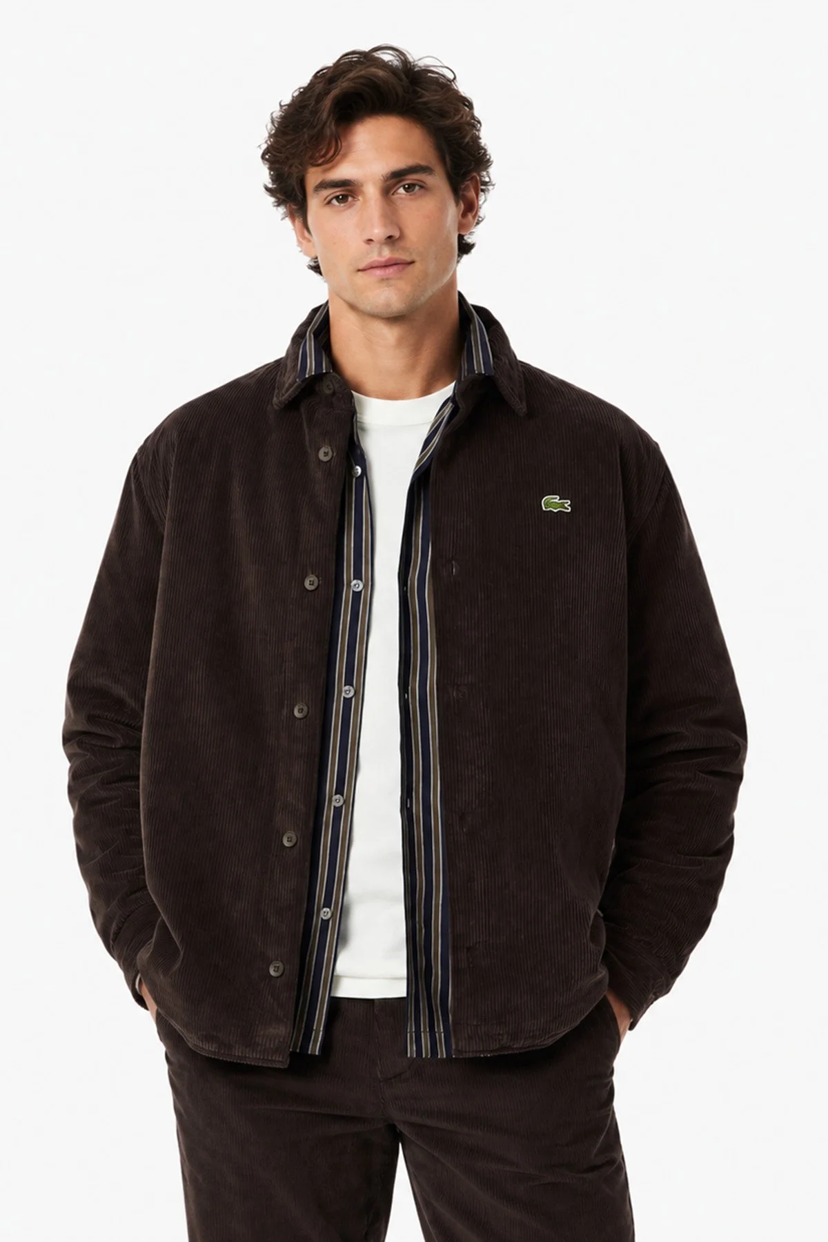 Lacoste Men's Relaxed Fit Button-Down Linen Shirt Rahat Kesim Kadife Erkek Dış Gömlek Kahverengi Lacoste Men's Relaxed Fit Button-Down Linen Shirt Rahat Kesim Kadife Erkek Dış Gömlek Kahverengi Fiyatı, Yorumları ve Özellikleri