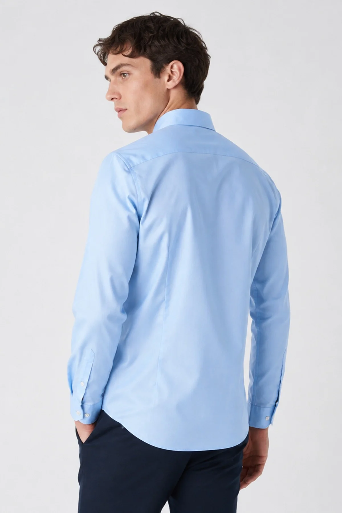 Lacoste Men's Slim Fit Blue Shirt Slim Fit Pamuklu Erkek Gömlek Mavi Fiyatı, Yorumları ve Özellikleri