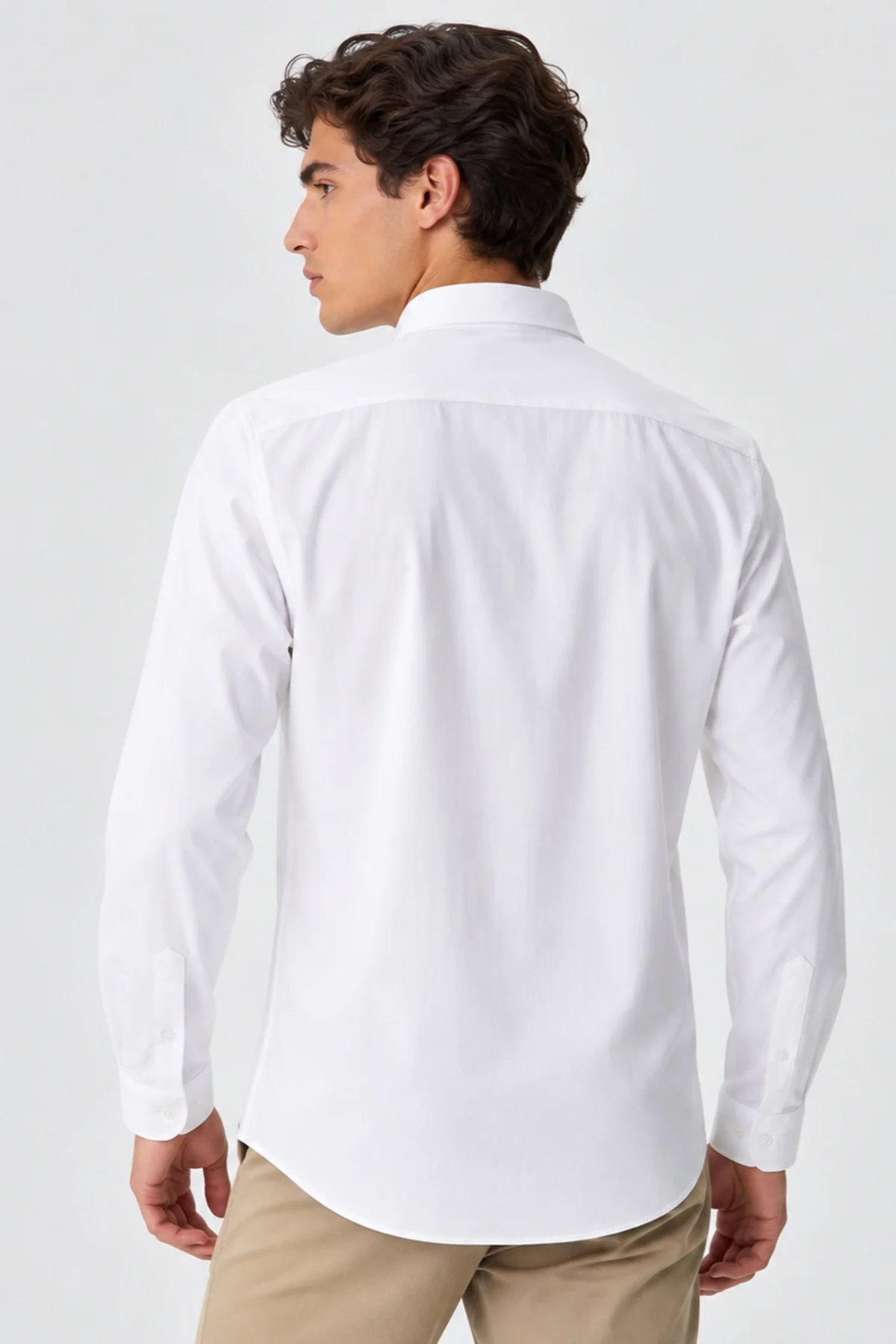 Lacoste Mens Slim Fit White Shirt Dar Kesim Erkek Gömlek Beyaz Lacoste Mens Slim Fit White Shirt Dar Kesim Erkek Gömlek Beyaz