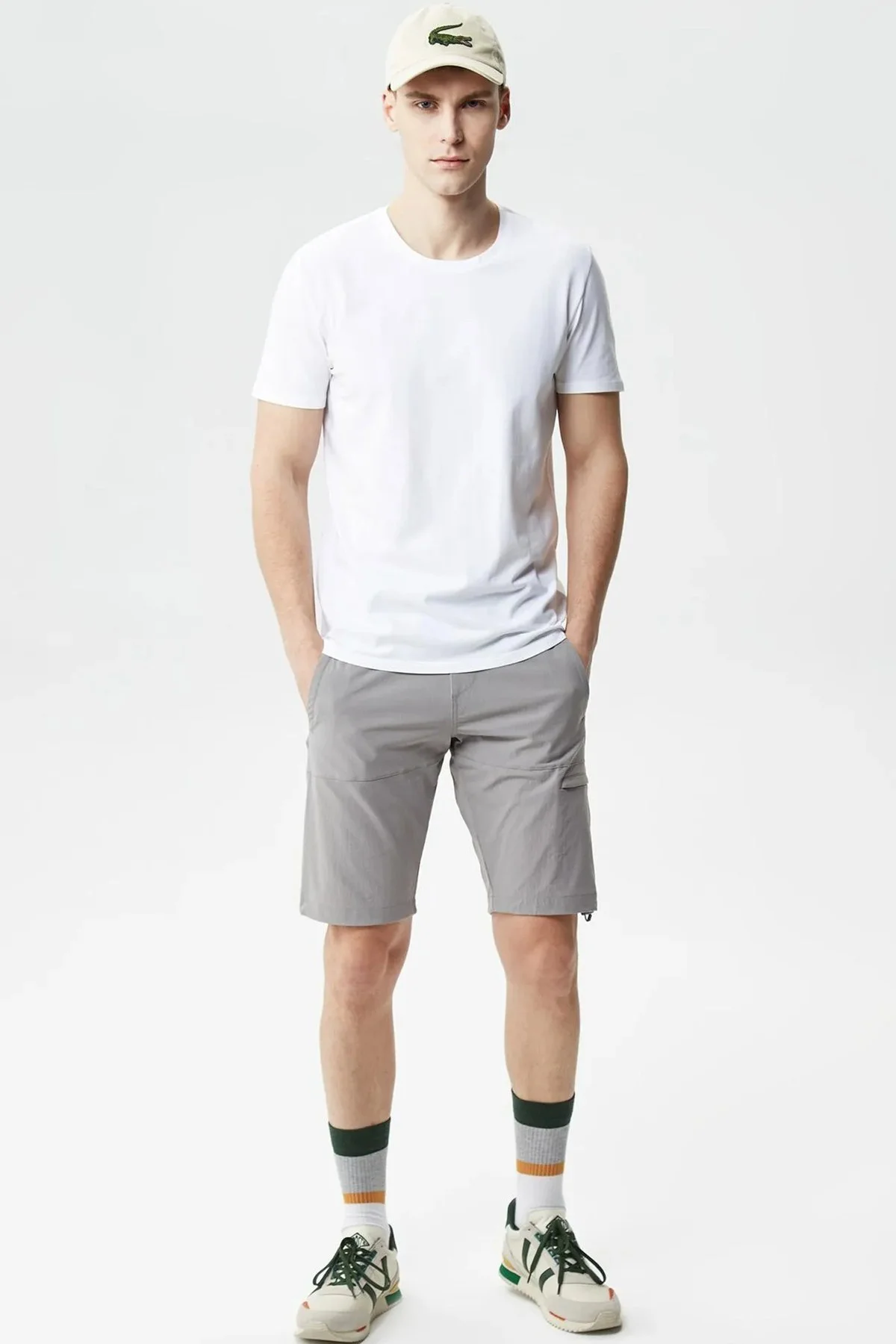 Lacoste Men's Slim Fit Grey Bermuda Short Erkek Bermuda Şort Gri Fiyatı, Yorumları ve Özellikleri