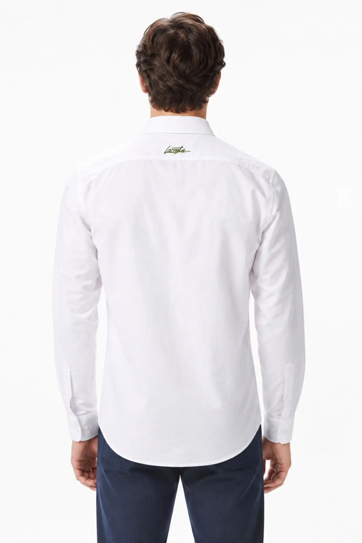 Lacoste Mens Slim Fit White Shirt Dar Kesim Pamuklu Erkek Gömlek Beyaz Lacoste Mens Slim Fit White Shirt Dar Kesim Pamuklu Erkek Gömlek Beyaz