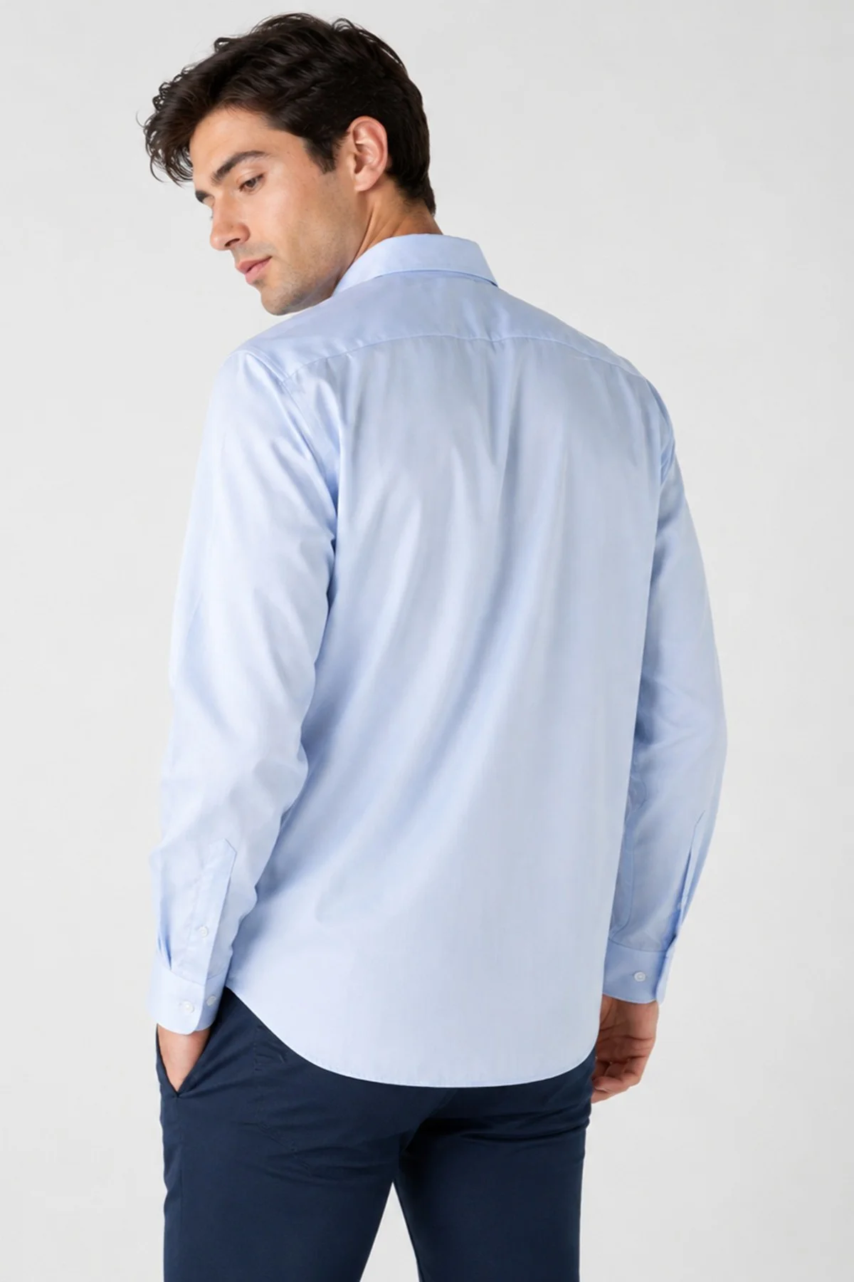 Lacoste Men's Slim Fit Blue Shirt Slim Fit Pamuklu Erkek Gömlek Mavi Lacoste Men's Slim Fit Blue Shirt Slim Fit Pamuklu Erkek Gömlek Mavi