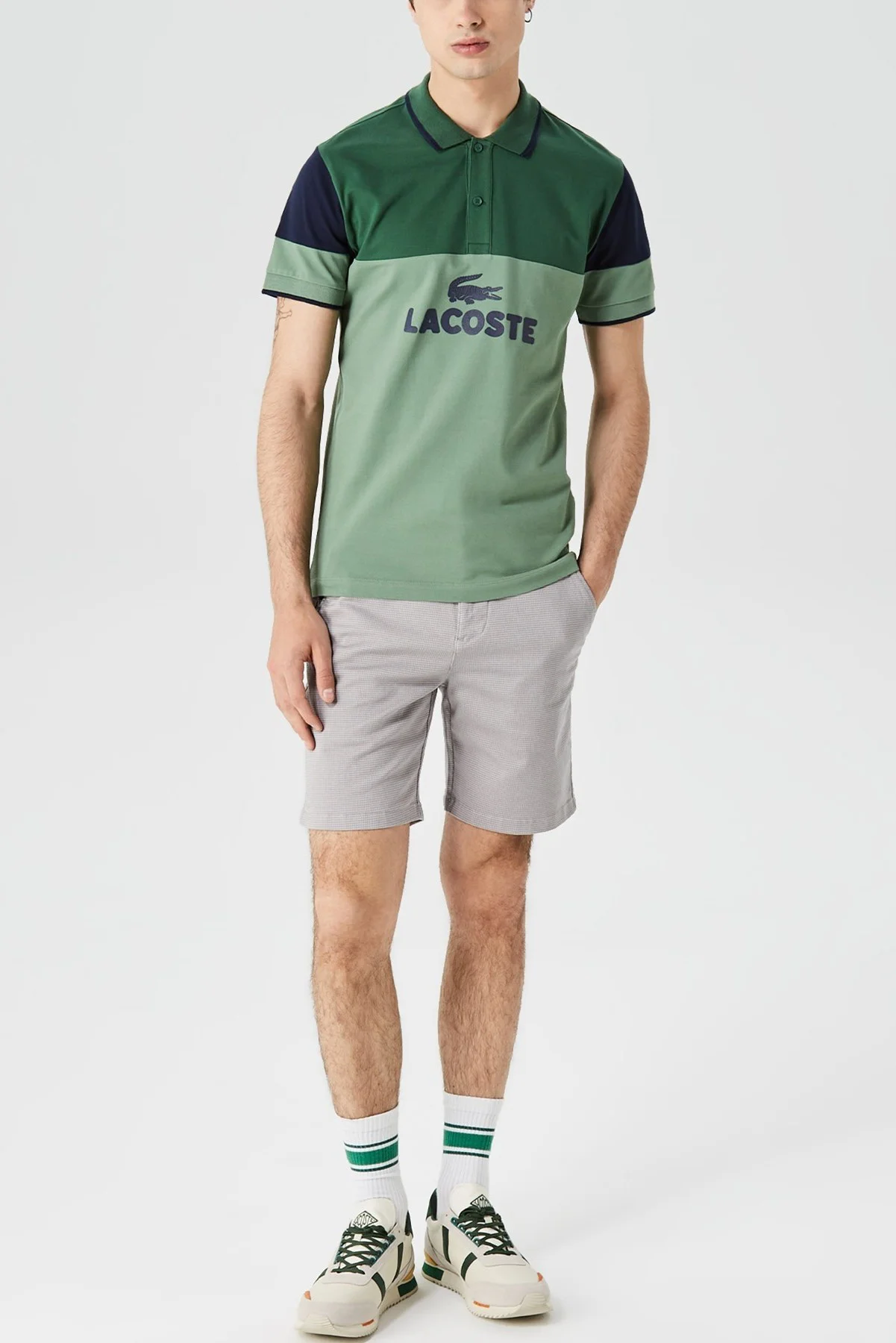 Lacoste Men's Slim Fit Cotton Bermuda Shorts Erkek Dar Kesim Desenli Bermuda Şort Gri Lacoste Men's Slim Fit Cotton Bermuda Shorts Erkek Dar Kesim Desenli Bermuda Şort Gri Fiyatı, Yorumları ve Özellikleri