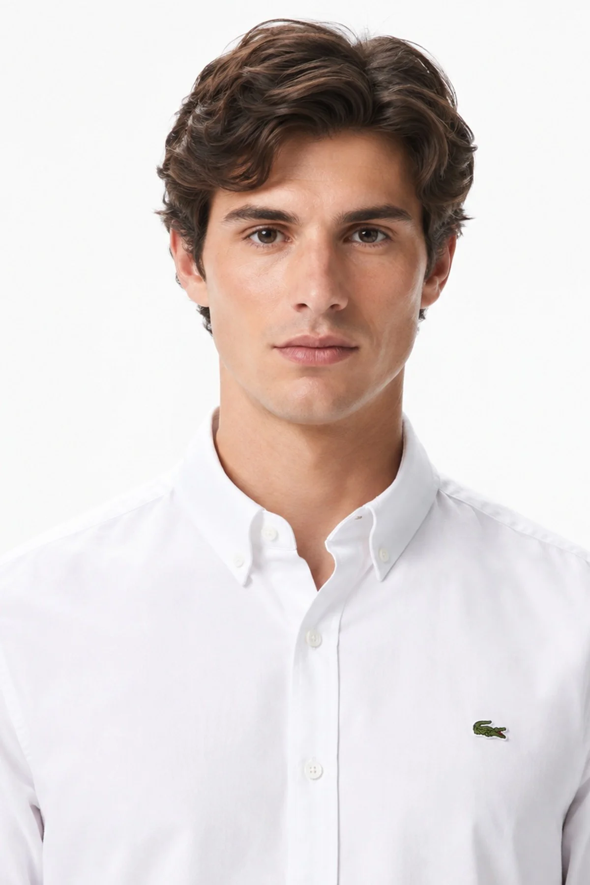 Lacoste Mens Slim Fit White Shirt Dar Kesim Pamuklu Erkek Gömlek Beyaz Lacoste Mens Slim Fit White Shirt Dar Kesim Pamuklu Erkek Gömlek Beyaz