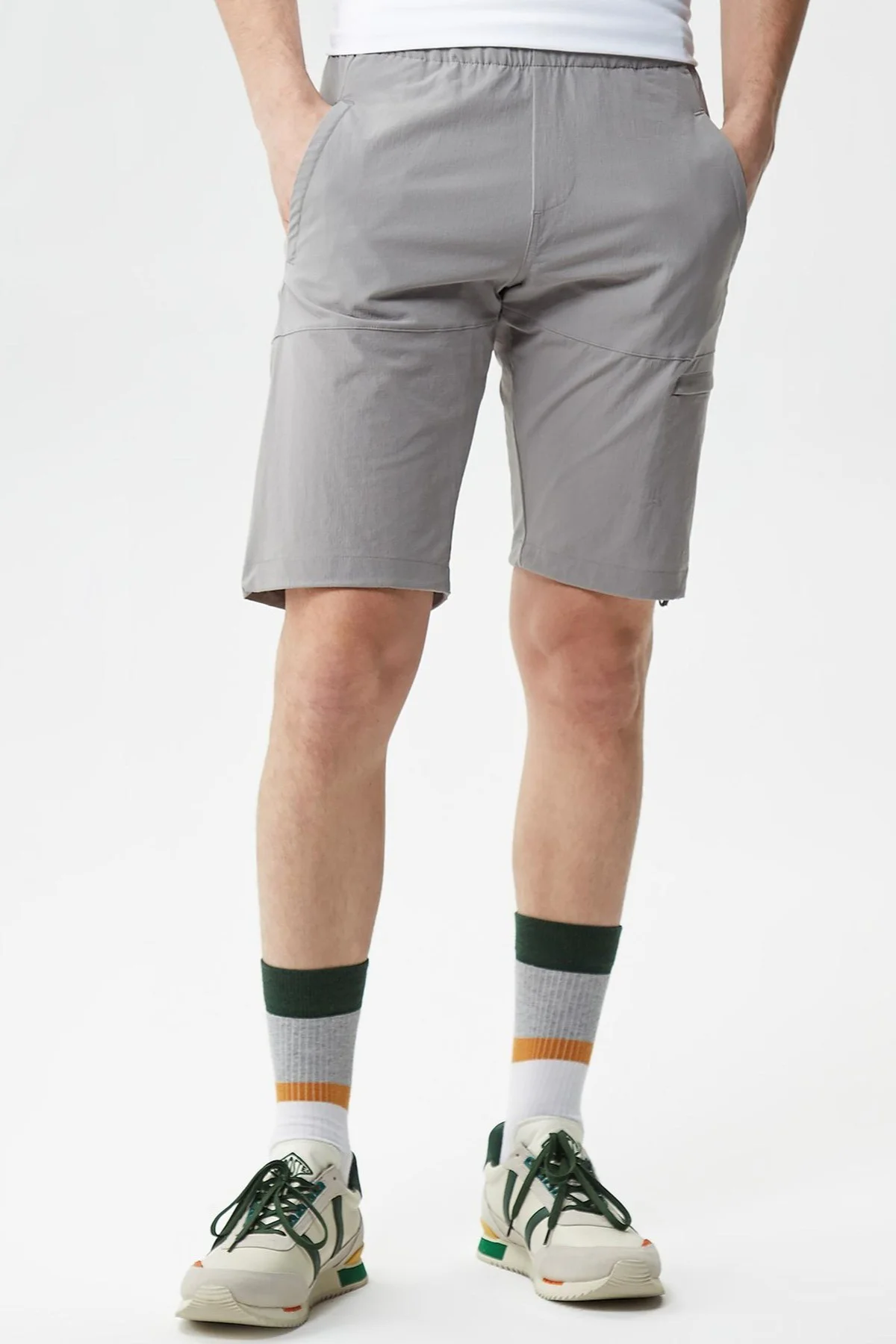 Lacoste Men's Slim Fit Grey Bermuda Short Erkek Bermuda Şort Gri Fiyatı, Yorumları ve Özellikleri