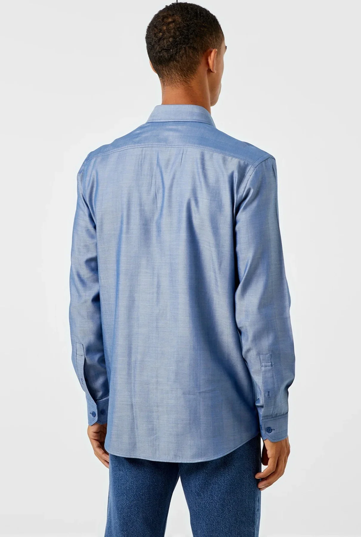 Lacoste Men's Slim Fit Blue Shirt Slim Fit Pamuklu Erkek Gömlek Mavi Fiyatı, Yorumları ve Özellikleri