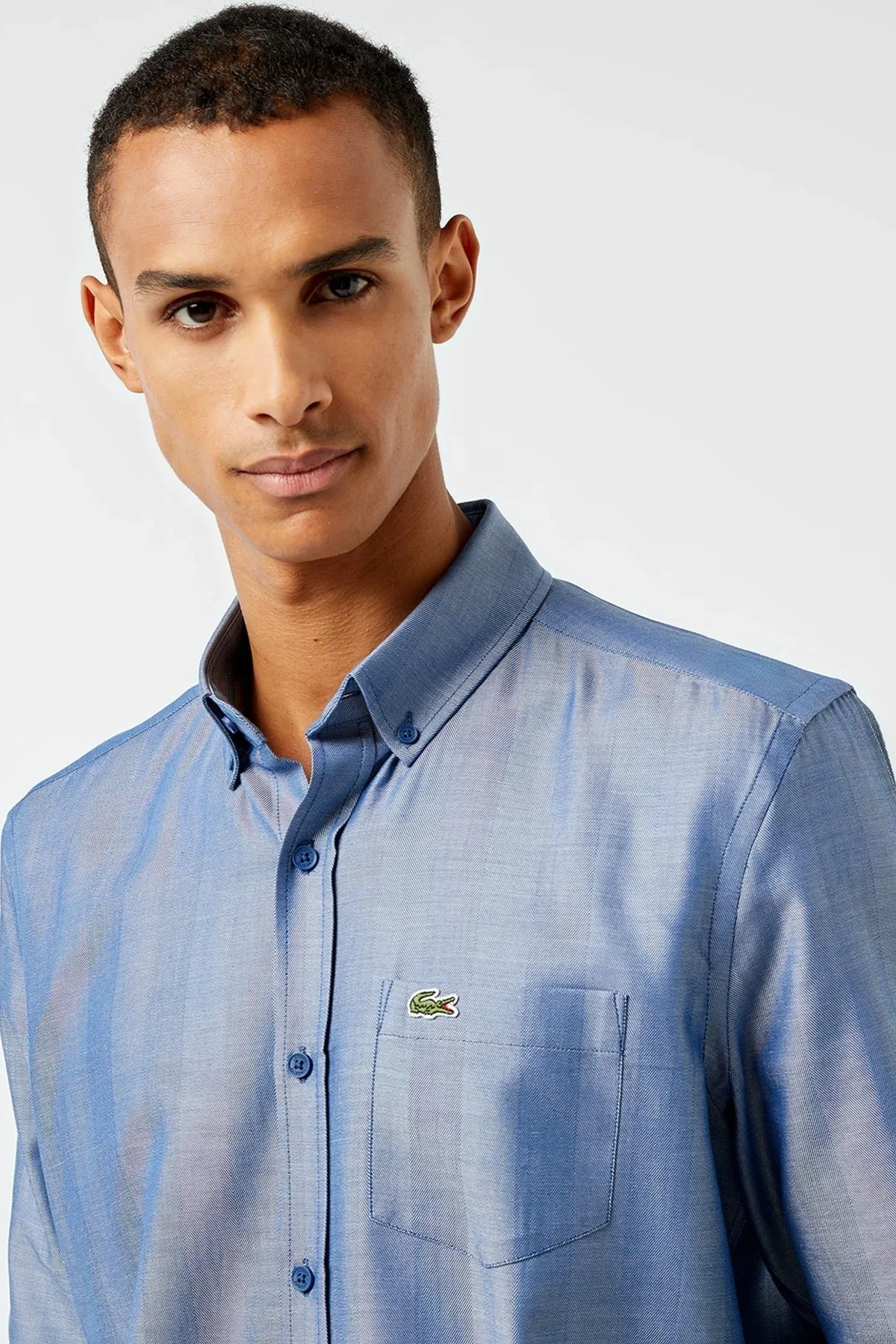 Lacoste Men's Slim Fit Blue Shirt Slim Fit Pamuklu Erkek Gömlek Mavi Fiyatı, Yorumları ve Özellikleri