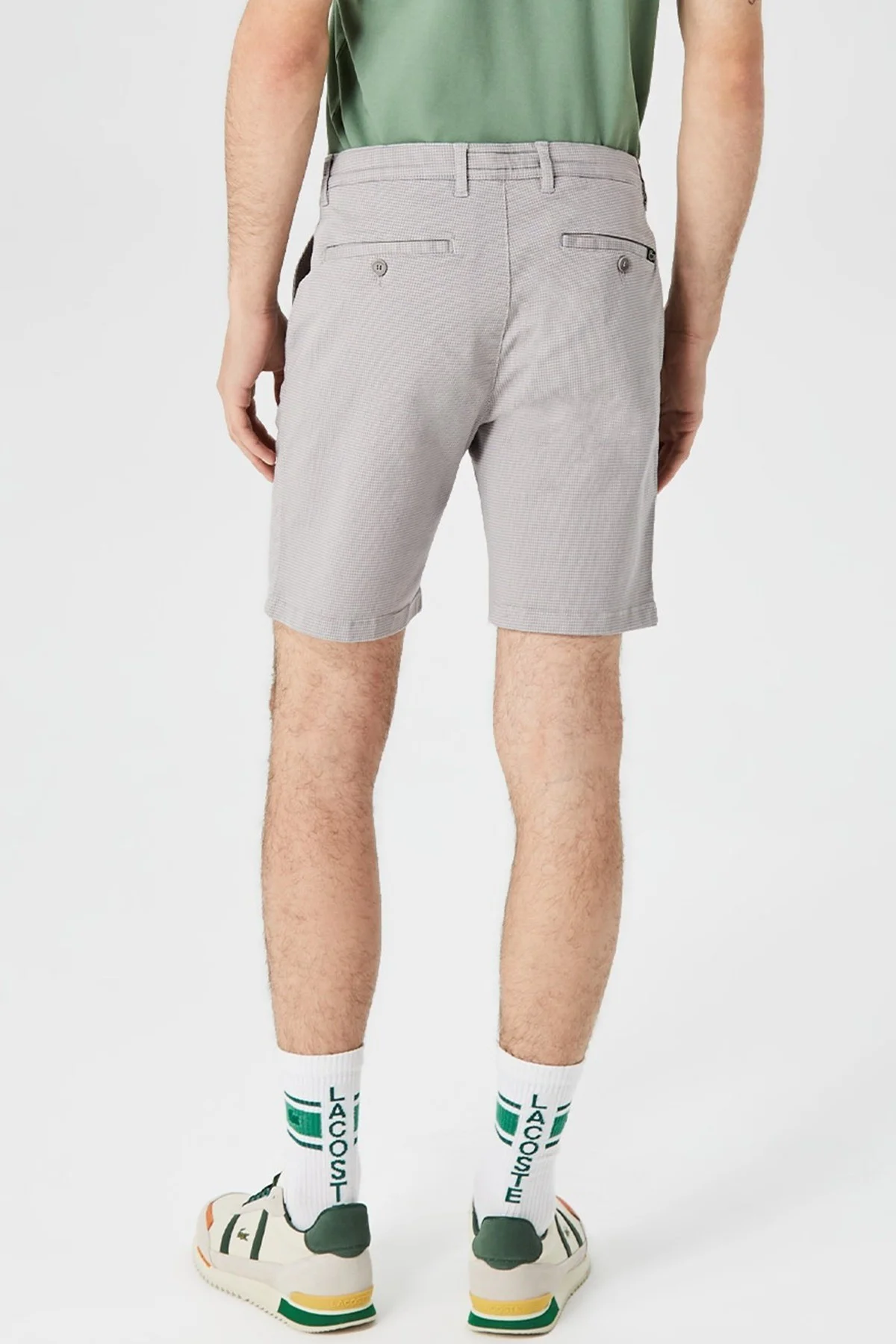 Lacoste Men's Slim Fit Cotton Bermuda Shorts Erkek Dar Kesim Desenli Bermuda Şort Gri Lacoste Men's Slim Fit Cotton Bermuda Shorts Erkek Dar Kesim Desenli Bermuda Şort Gri Fiyatı, Yorumları ve Özellikleri