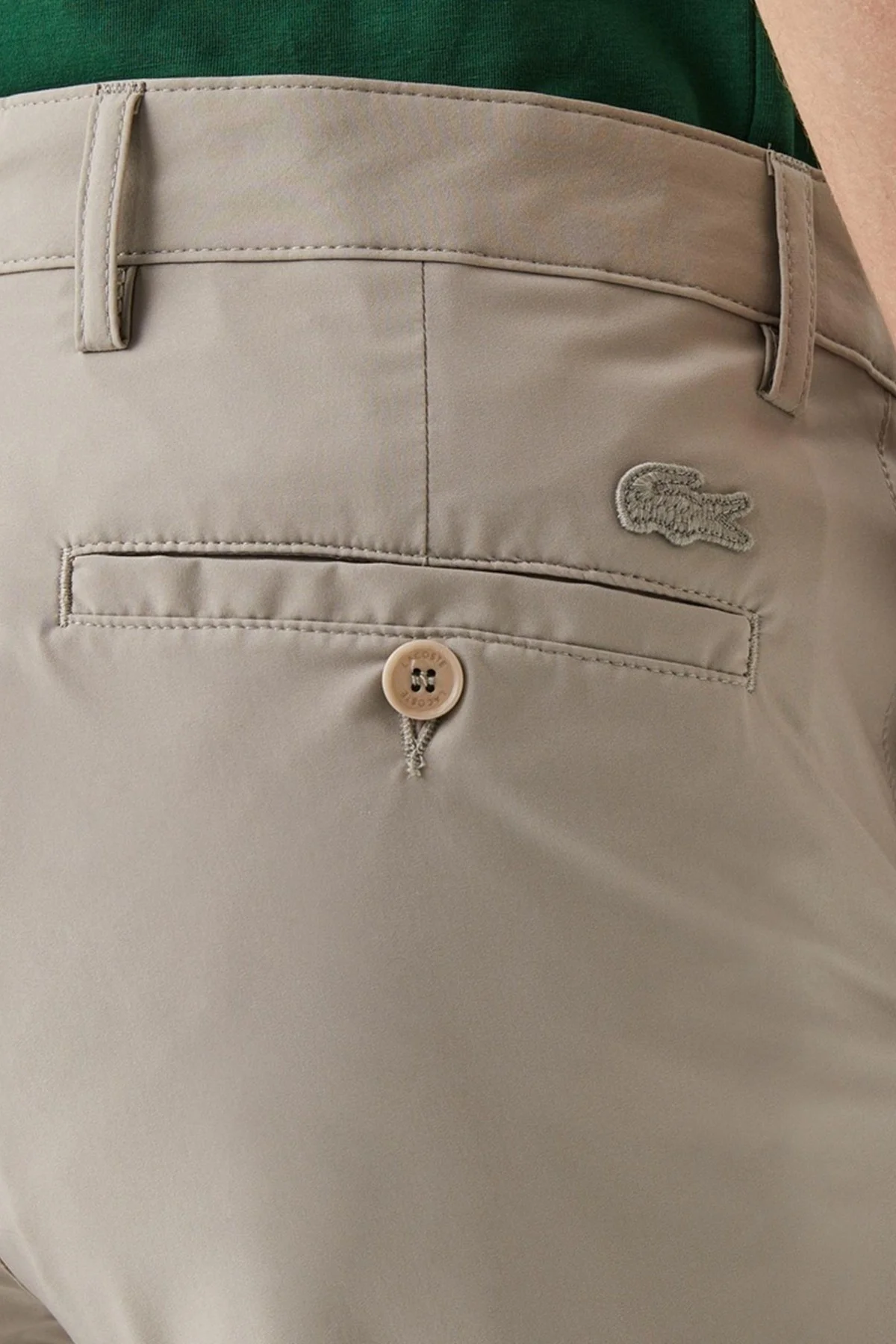 Lacoste Men's Slim Fit Beige Bermuda Short Erkek Bermuda Şort Bej