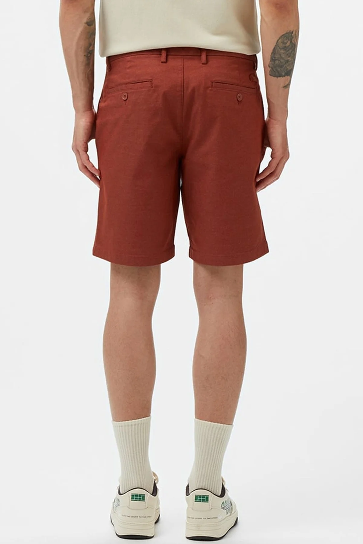 Lacoste Men's Slim Fit Bermuda Shorts Erkek Dar Kesim Pamuklu Bermuda Şort Kahverengi