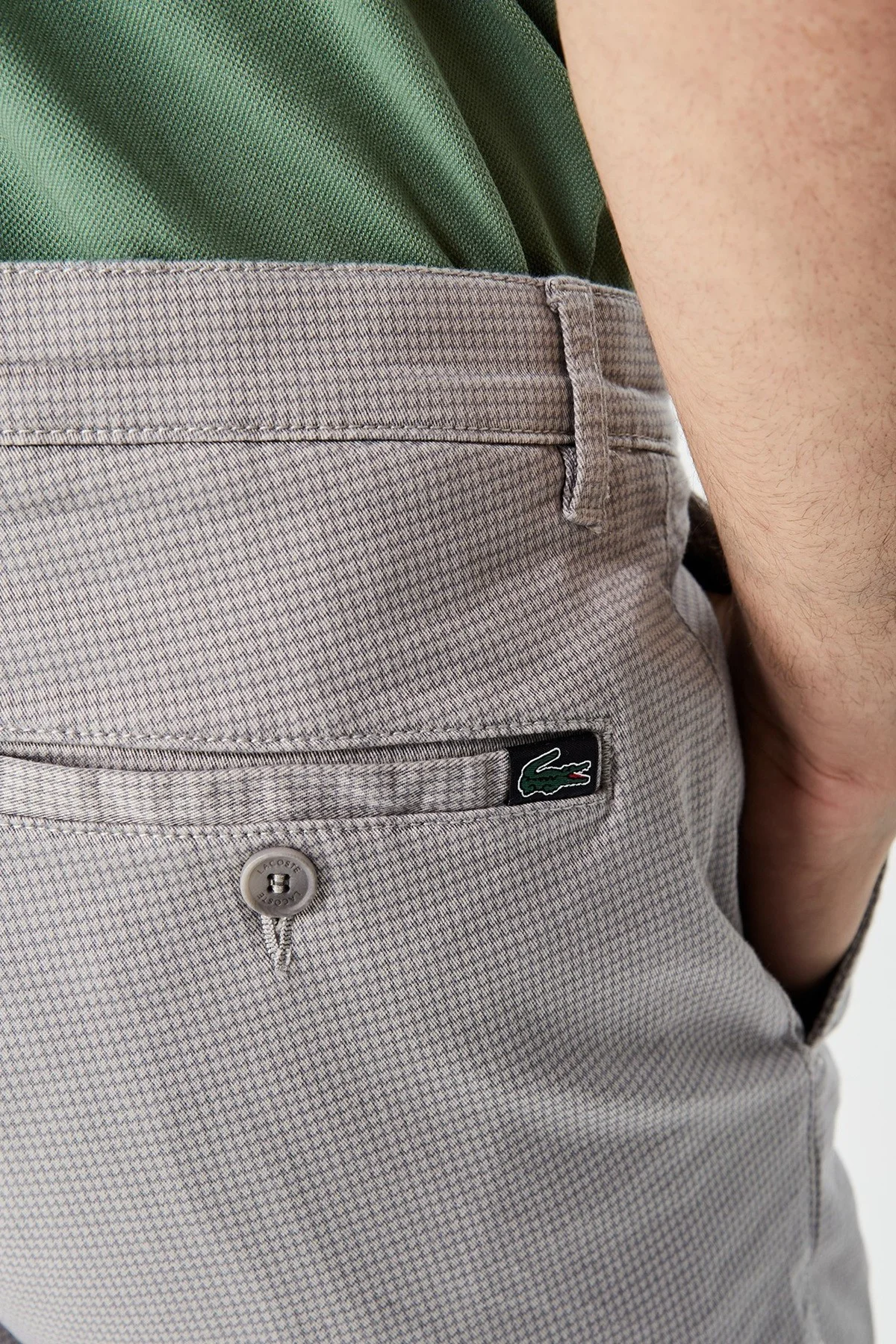 Lacoste Men's Slim Fit Cotton Bermuda Shorts Erkek Dar Kesim Desenli Bermuda Şort Gri Lacoste Men's Slim Fit Cotton Bermuda Shorts Erkek Dar Kesim Desenli Bermuda Şort Gri Fiyatı, Yorumları ve Özellikleri