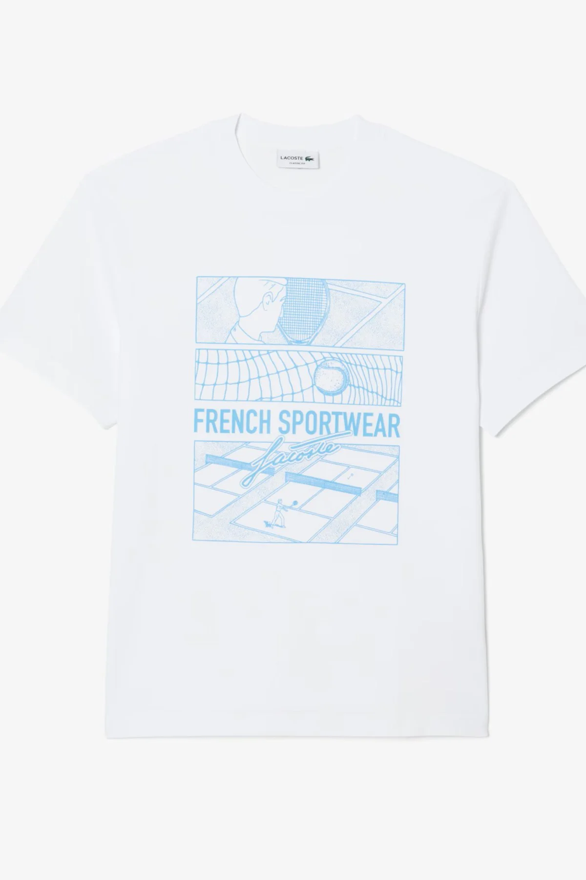 Lacoste Men's Tennis Print Classic Fit Cotton Tee Bisiklet Yaka Grafik Baskılı Erkek Tişört Beyaz Lacoste Men's Tennis Print Classic Fit Cotton Tee Bisiklet Yaka Grafik Baskılı Erkek Tişört Beyaz Fiyatı, Yorumları ve Özellikleri
