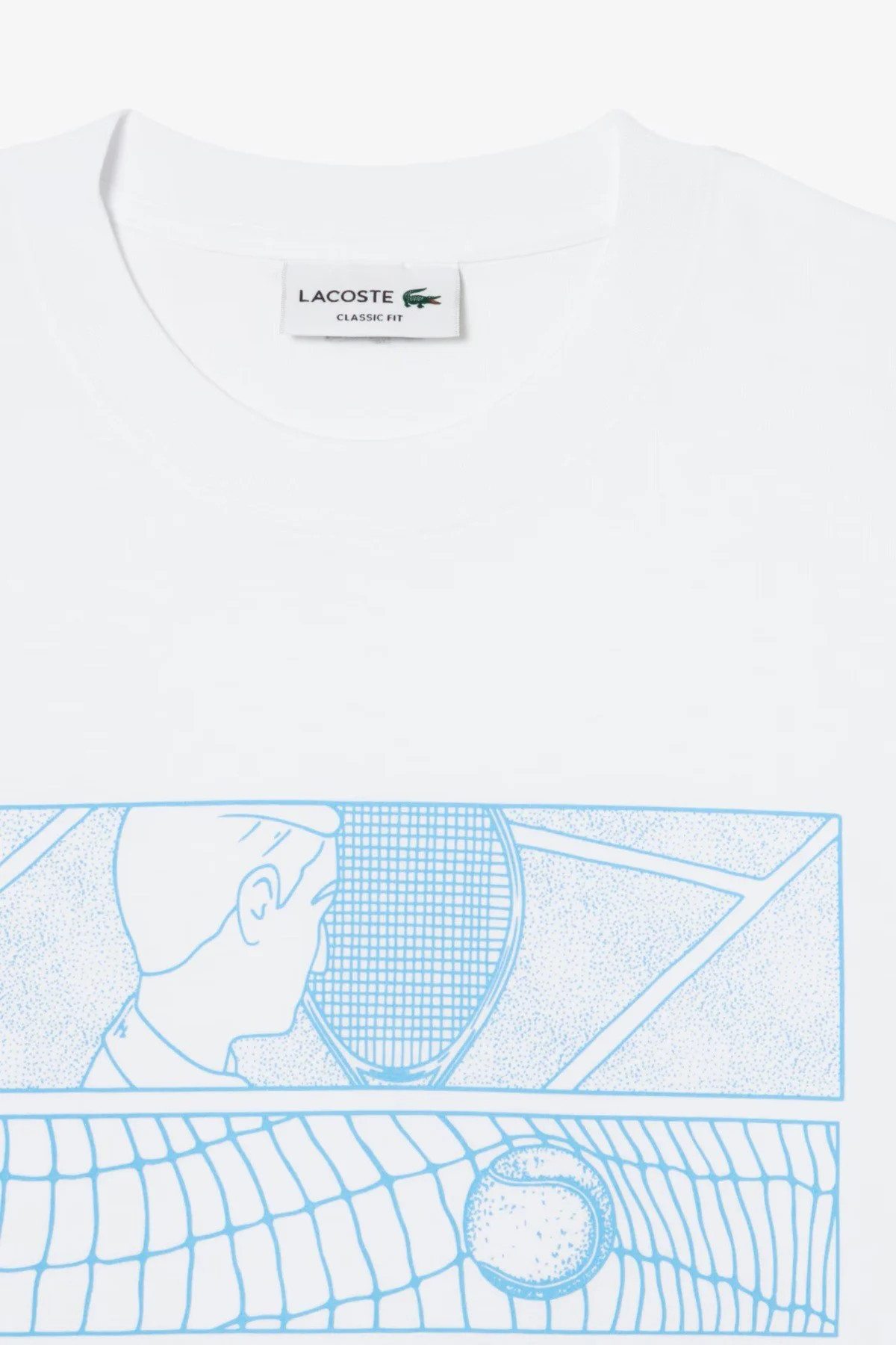 Lacoste Men's Tennis Print Classic Fit Cotton Tee Bisiklet Yaka Grafik Baskılı Erkek Tişört Beyaz Lacoste Men's Tennis Print Classic Fit Cotton Tee Bisiklet Yaka Grafik Baskılı Erkek Tişört Beyaz Fiyatı, Yorumları ve Özellikleri