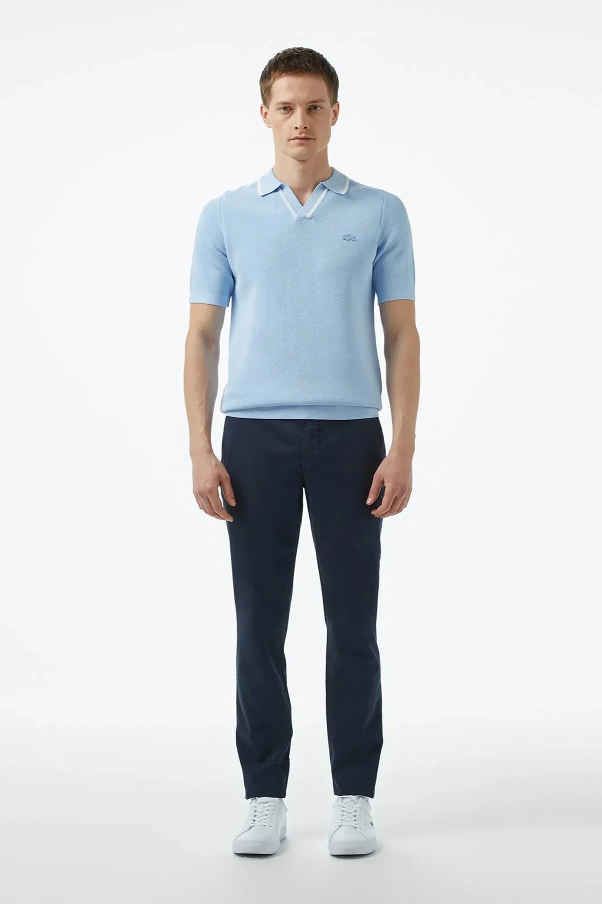 Lacoste Regular Fit Kısa Kollu V Yaka Polo Yaka Erkek Triko Tişört Açık Mavi Lacoste Regular Fit Kısa Kollu V Yaka Polo Yaka Erkek Triko Tişört Açık Mavi Fiyatı, Yorumları ve Özellikleri