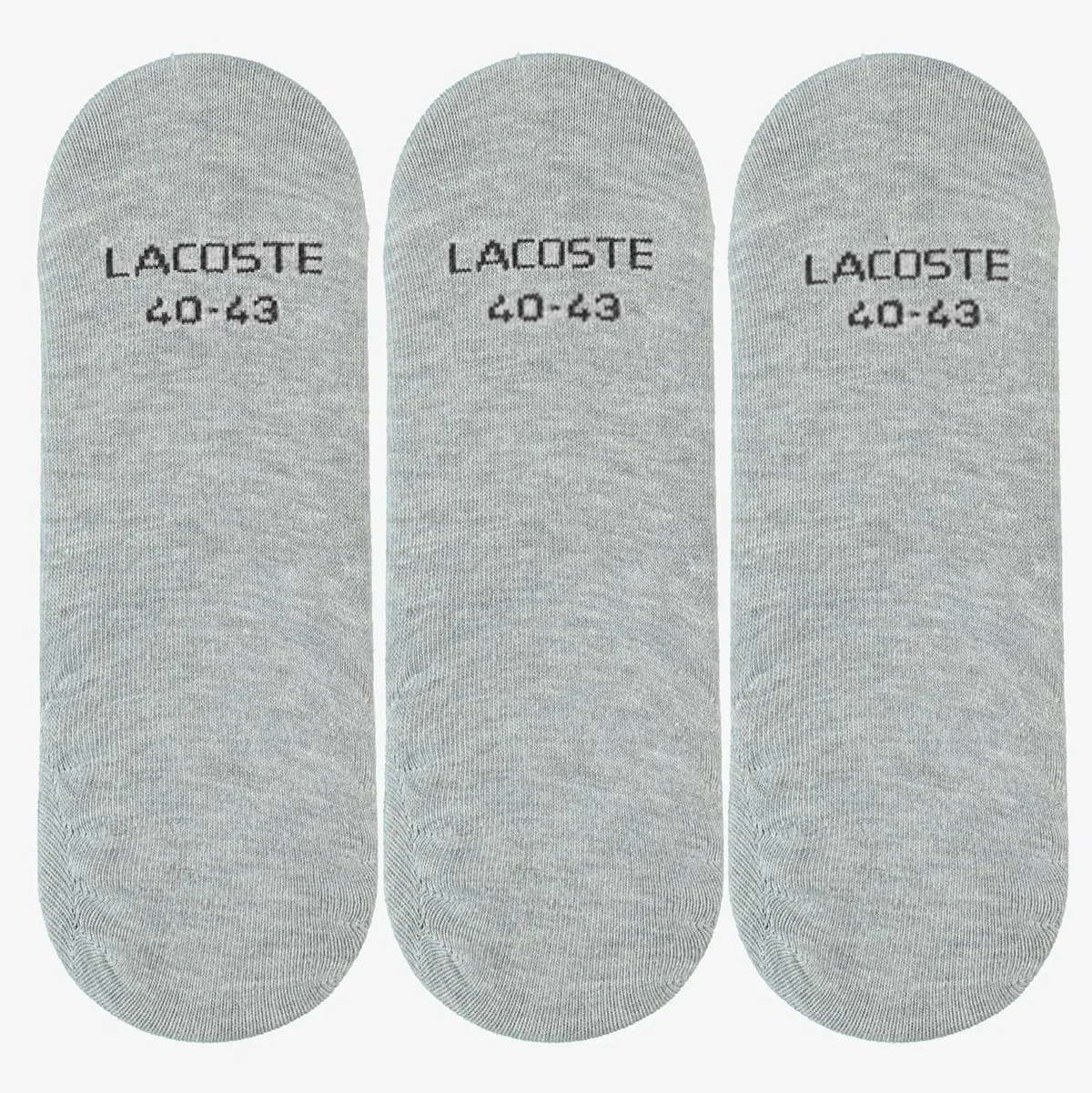 Lacoste Soft Ribbing High Stretch Reinforced Heels and Tips 3-pack Sock Unisex Babet Çorap 3 Lü Gri Fiyatı, Yorumları ve Özellikleri
