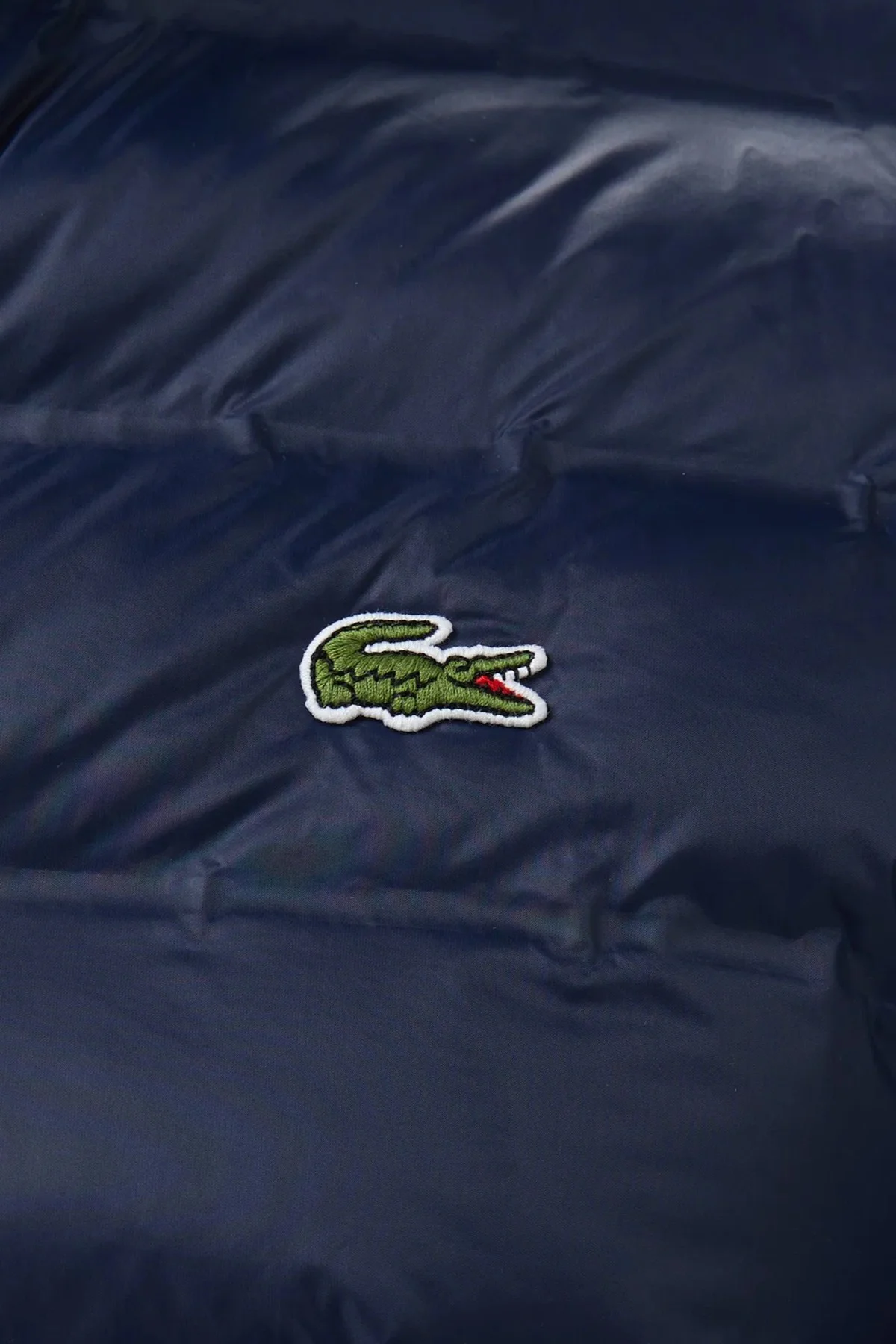 Lacoste Synthetic Fill Jacket Gizlenebilir Kapişonlu Şişme Erkek Mont Lacivert