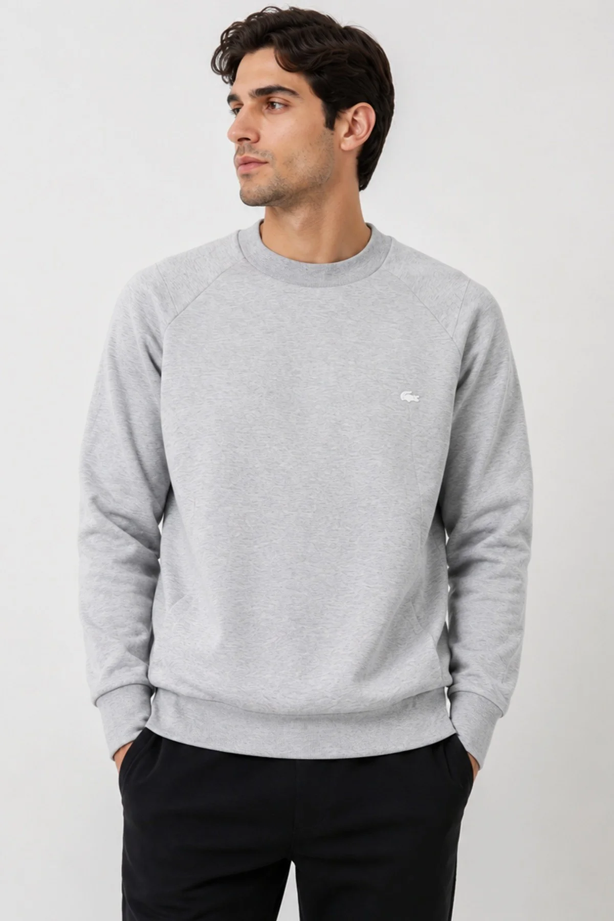 Lacoste Unisex Sweatshirt Bisiklet Yaka Pamuklu Sweatshirt Gri Lacoste Unisex Sweatshirt Bisiklet Yaka Pamuklu Sweatshirt Gri Fiyatı, Yorumları ve Özellikleri