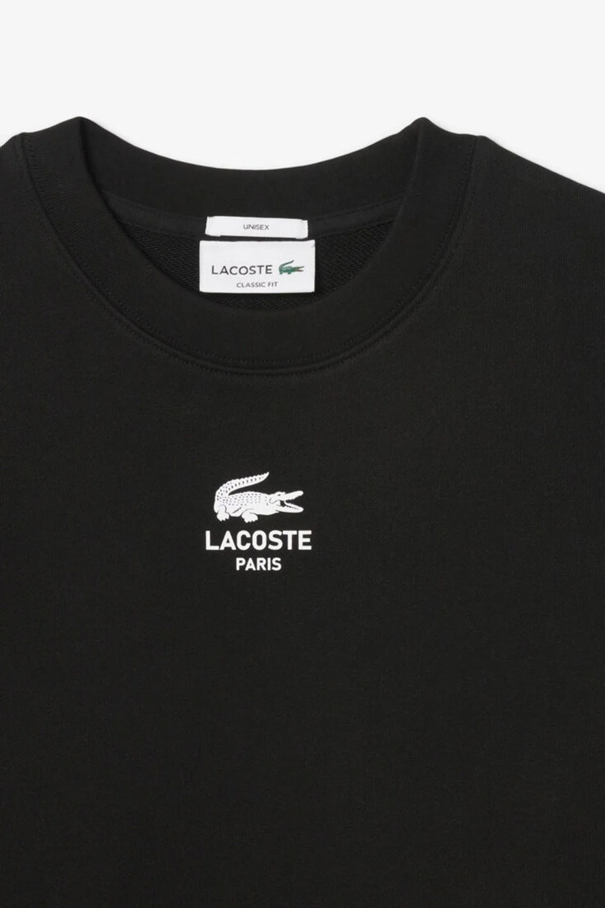 Lacoste Unisex Sweatshirt Bisiklet Yaka Pamuklu Sweatshirt Siyah Lacoste Unisex Sweatshirt Bisiklet Yaka Pamuklu Sweatshirt Siyah Fiyatı, Yorumları ve Özellikleri