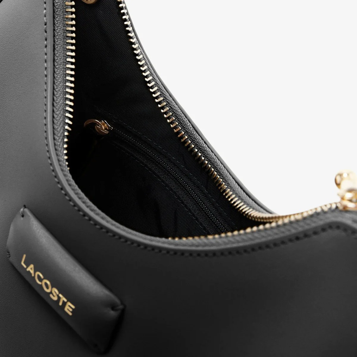 Lacoste Women's Casual Handbag Black 24*19*7 CM Ayarlanabilir Askılı Kadın Omuz Çantası Siyah