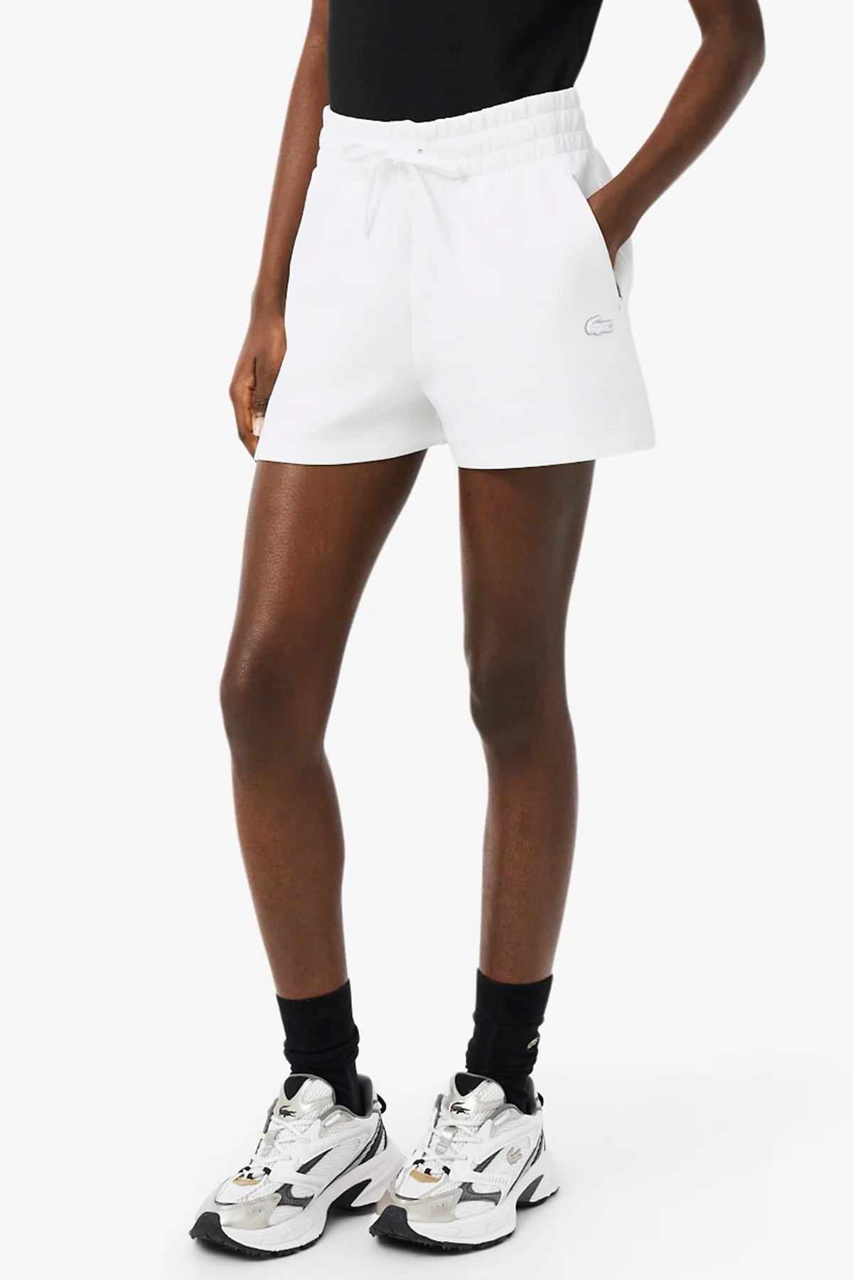 Lacoste Women's Cotton Jersey Shorts Kadın Pamuklu Şort Beyaz Fiyatı, Yorumları ve Özellikleri