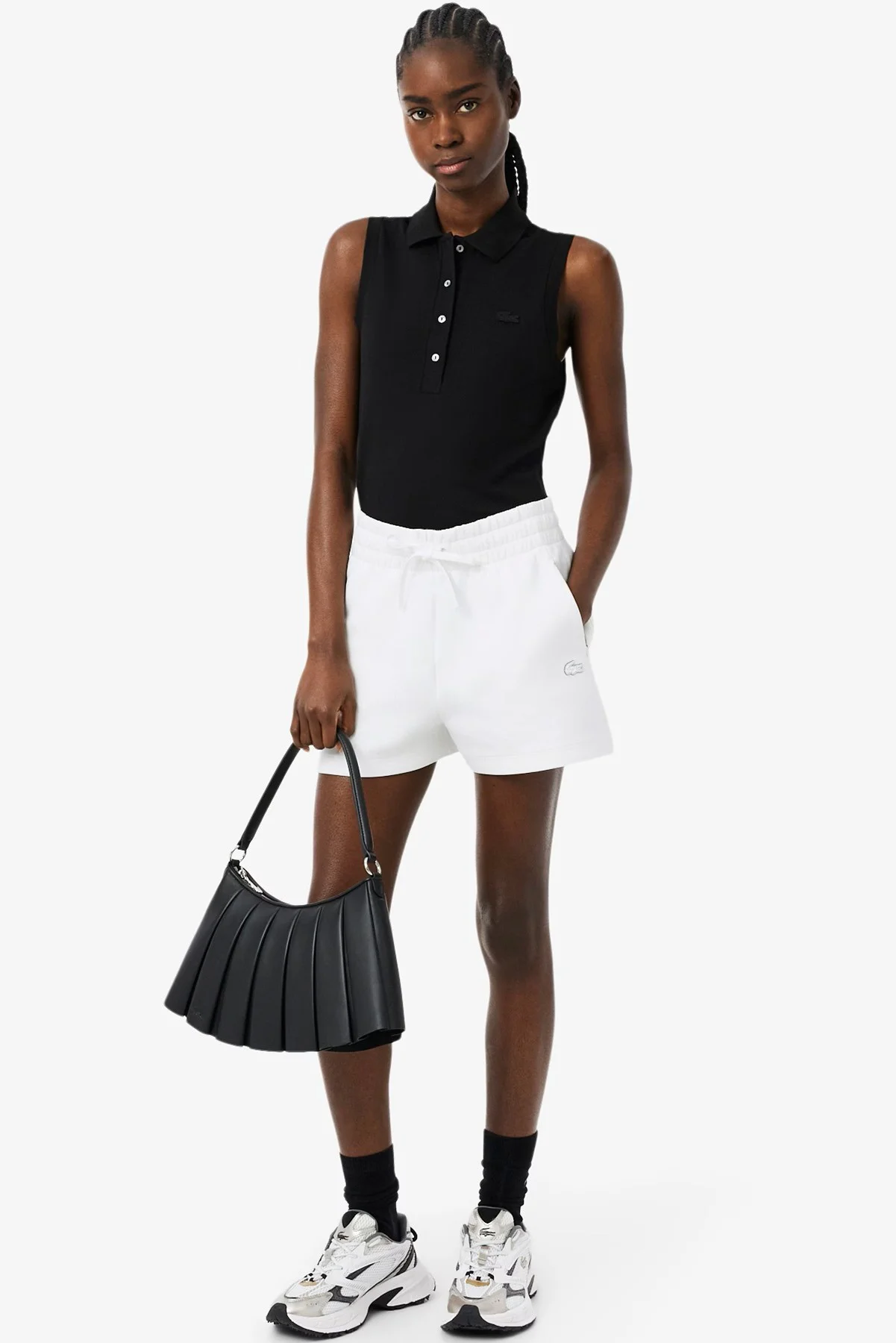 Lacoste Women's Cotton Jersey Shorts Kadın Pamuklu Şort Beyaz Fiyatı, Yorumları ve Özellikleri