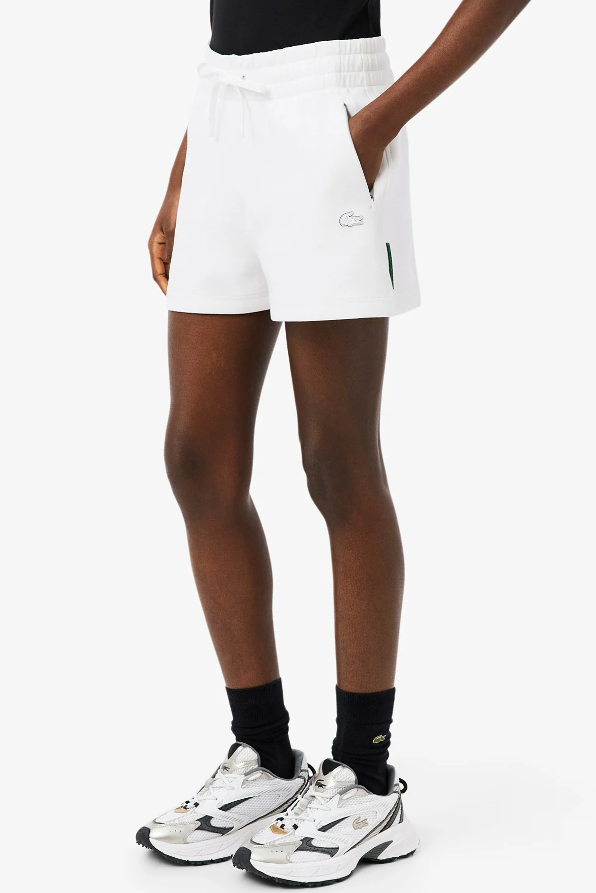 Lacoste Women's Cotton Jersey Shorts Kadın Pamuklu Şort Beyaz Fiyatı, Yorumları ve Özellikleri