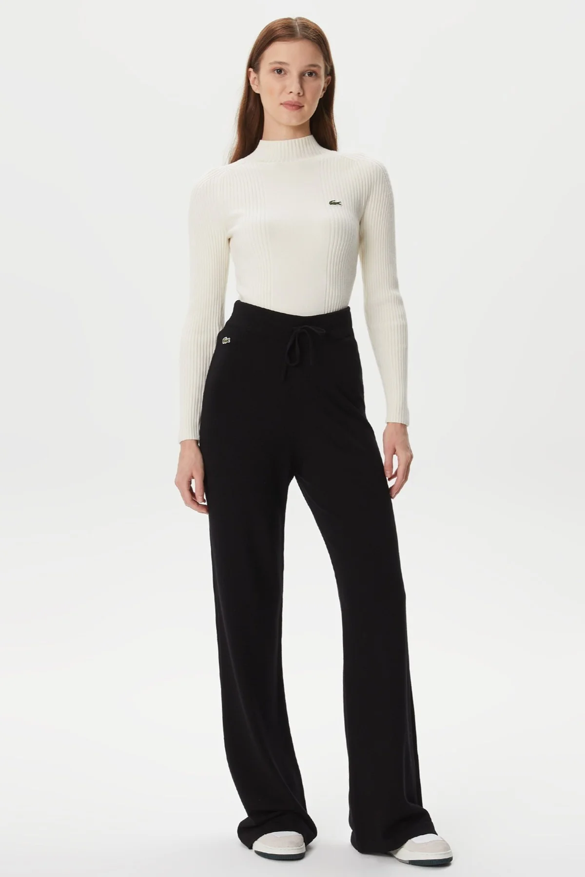 Lacoste Women's Straight Fit Black Trousers Kadın Düz Kesim Pantolon Siyah Fiyatı, Yorumları ve Özellikleri