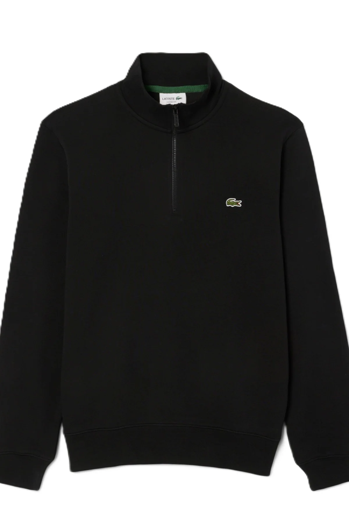 Lacoste Zip-Up Fleece Sweatshirt Black Fermuarlı Dik Yaka Pamuklu Erkek Sweatshirt Siyah Fiyatı, Yorumları ve Özellikleri