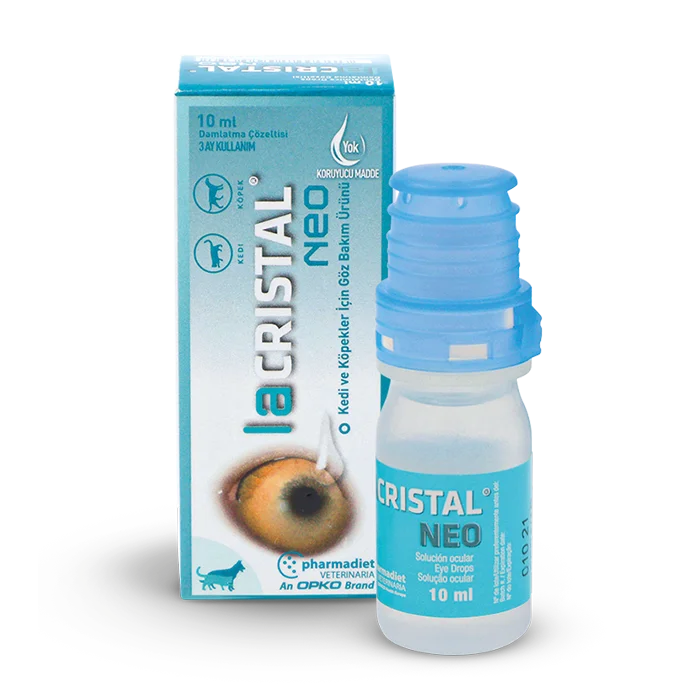 Lacristal Neo 10 ml | Kedi &amp; Köpek Katarakt Önleyici, Lens Koruyucu ve Uv Filtreli Göz Damıası