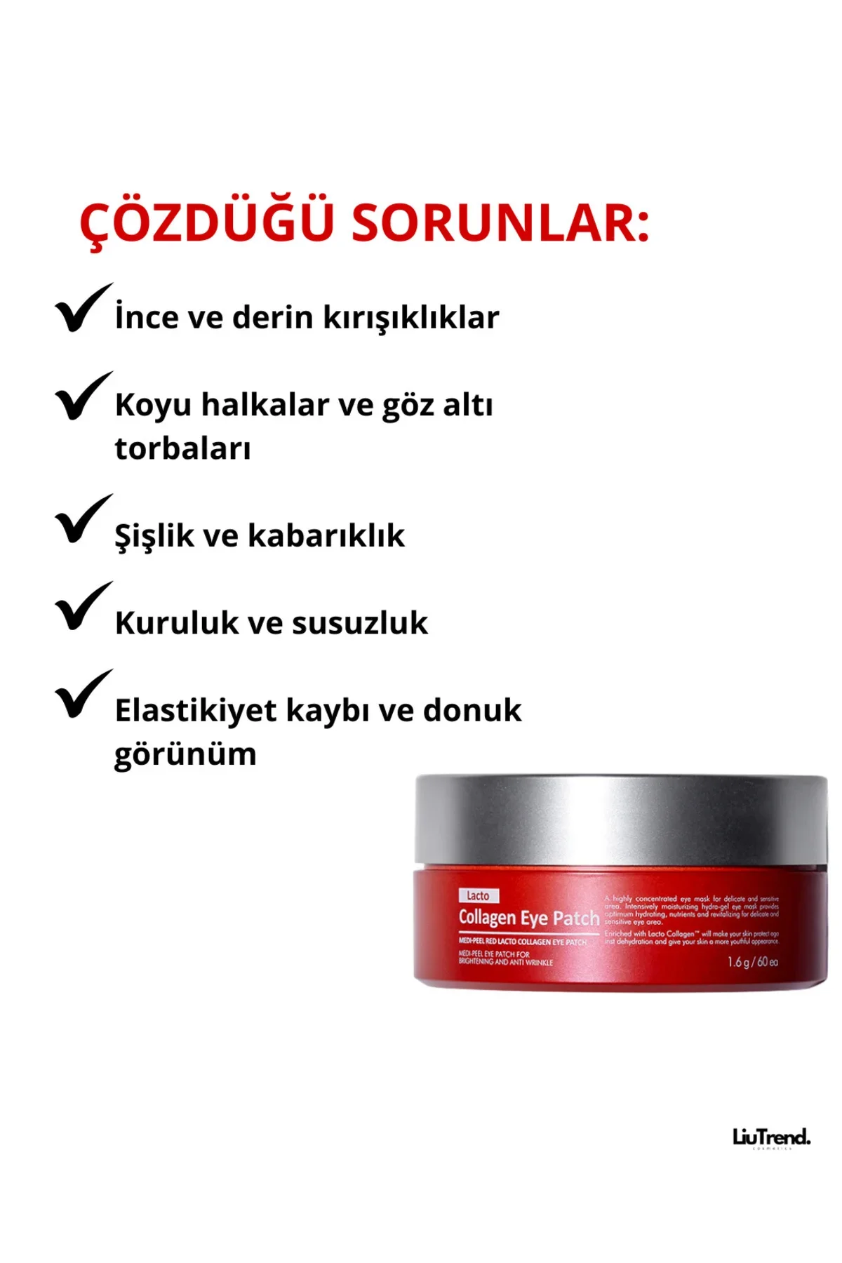 Lacto Collagen Eye Patch 1.6g*60 Adet - Görsel 4