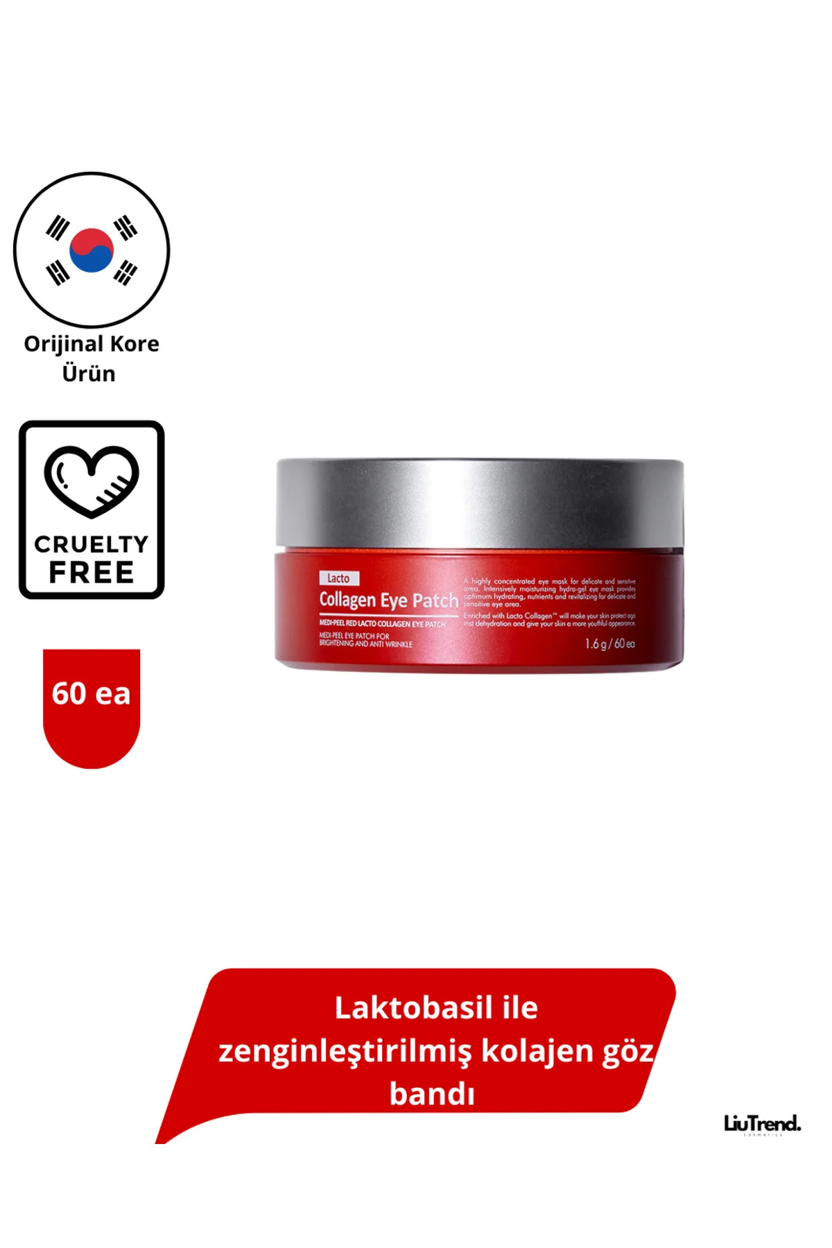 Lacto Collagen Eye Patch 1.6g*60 Adet