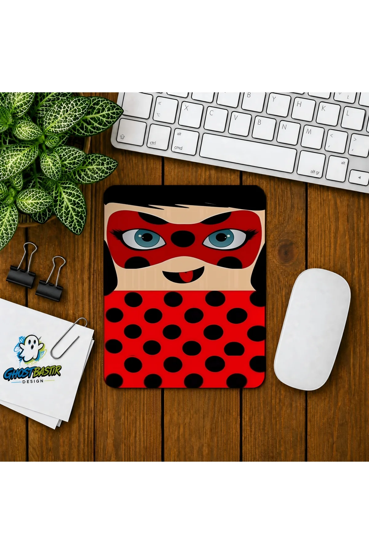 Lady Bug Baskılı Oyuncu Mousepad 0176