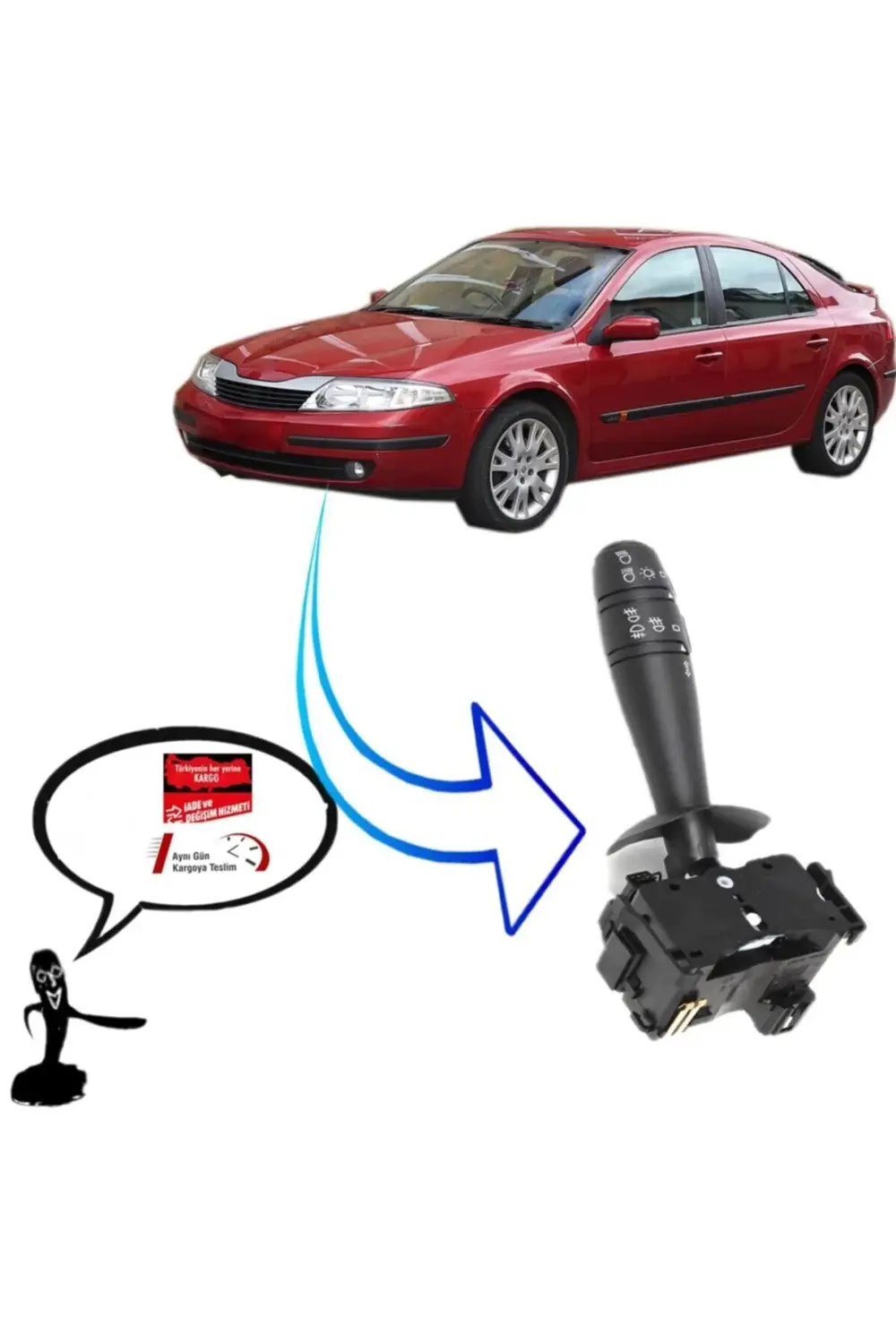 Laguna Iı Traffic Iı Sinyal Kolu Ön Arka Sis Fonksiyonlu