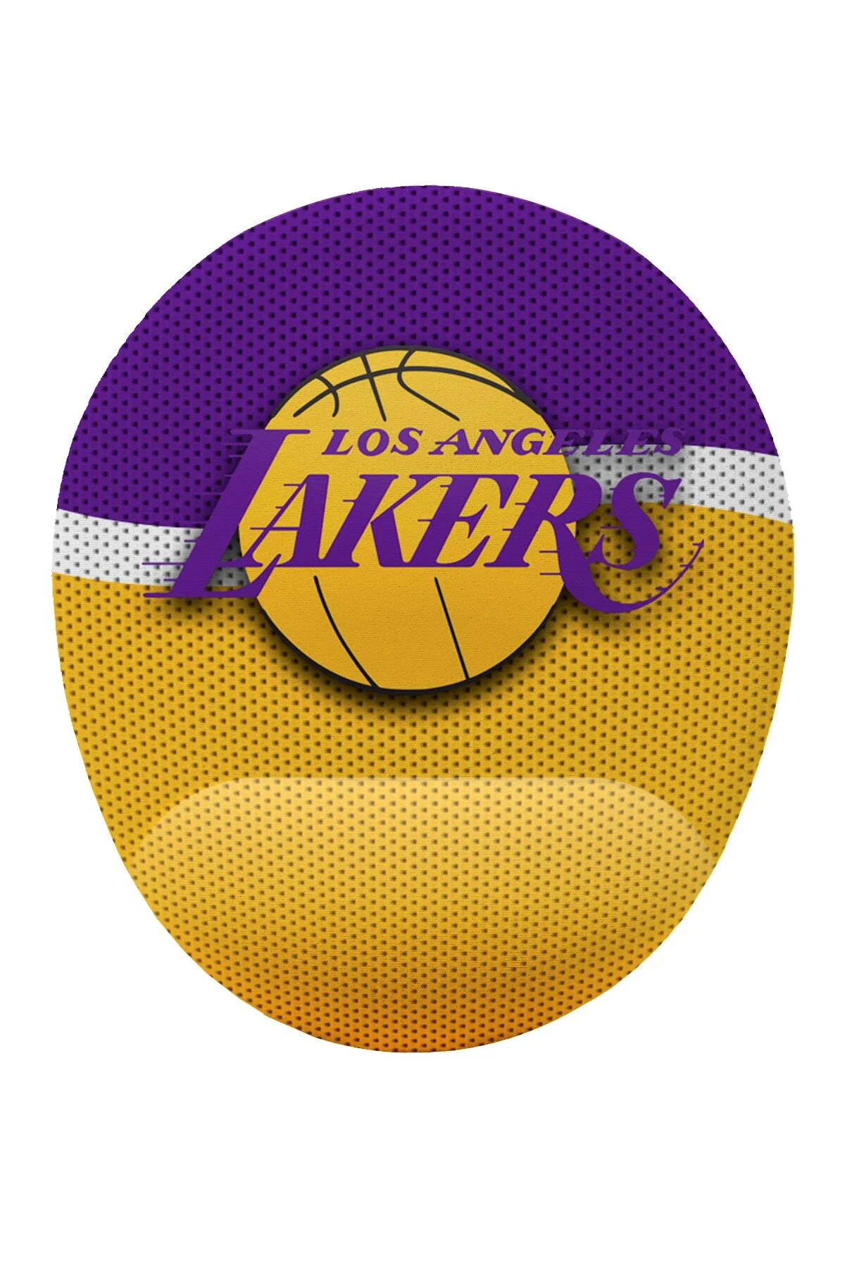 Lakers Logo Bilek Destekli Mouse Pad Ergonomik Kaymaz Taban Mouse