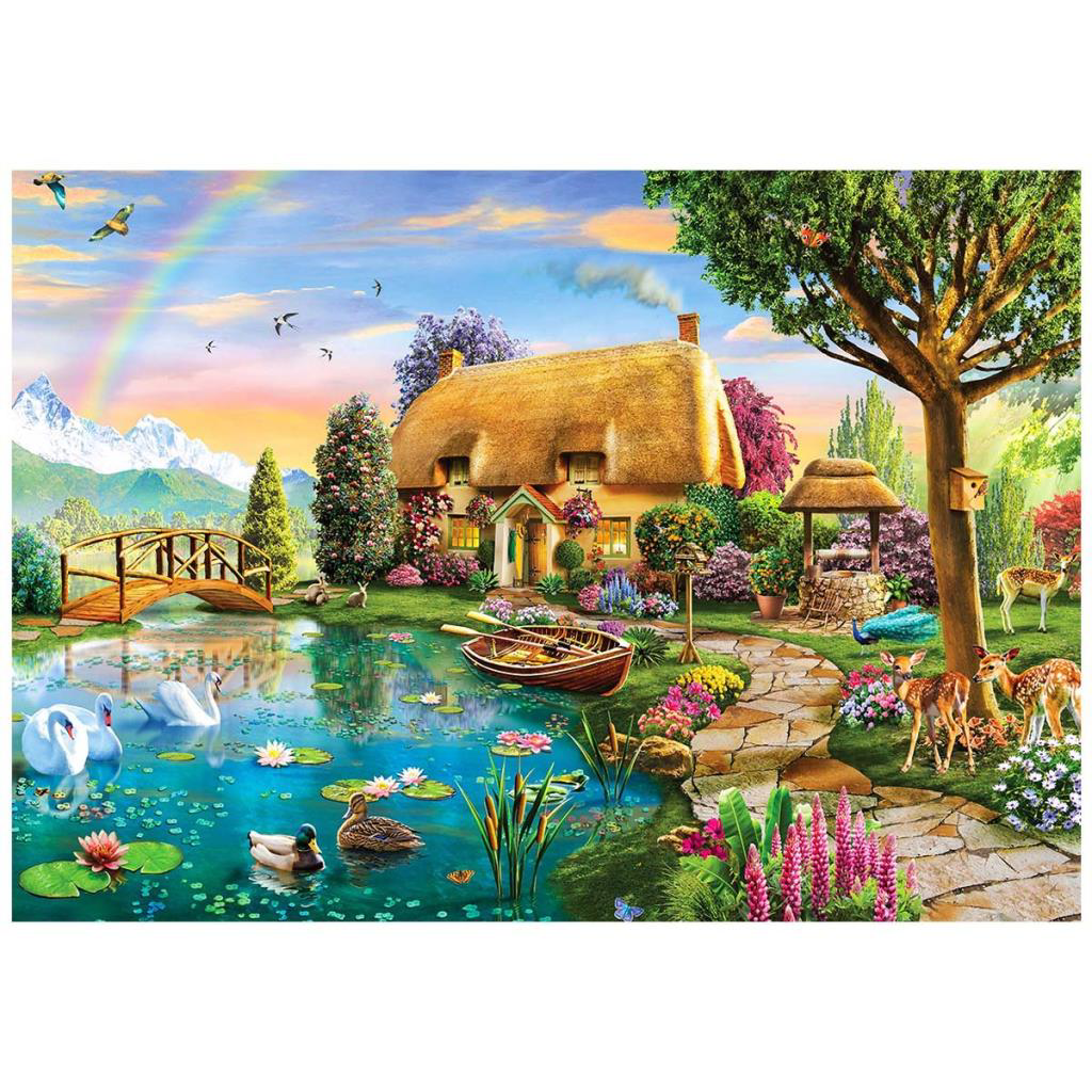 Lakeside Cottage 2000 Parça Puzzle