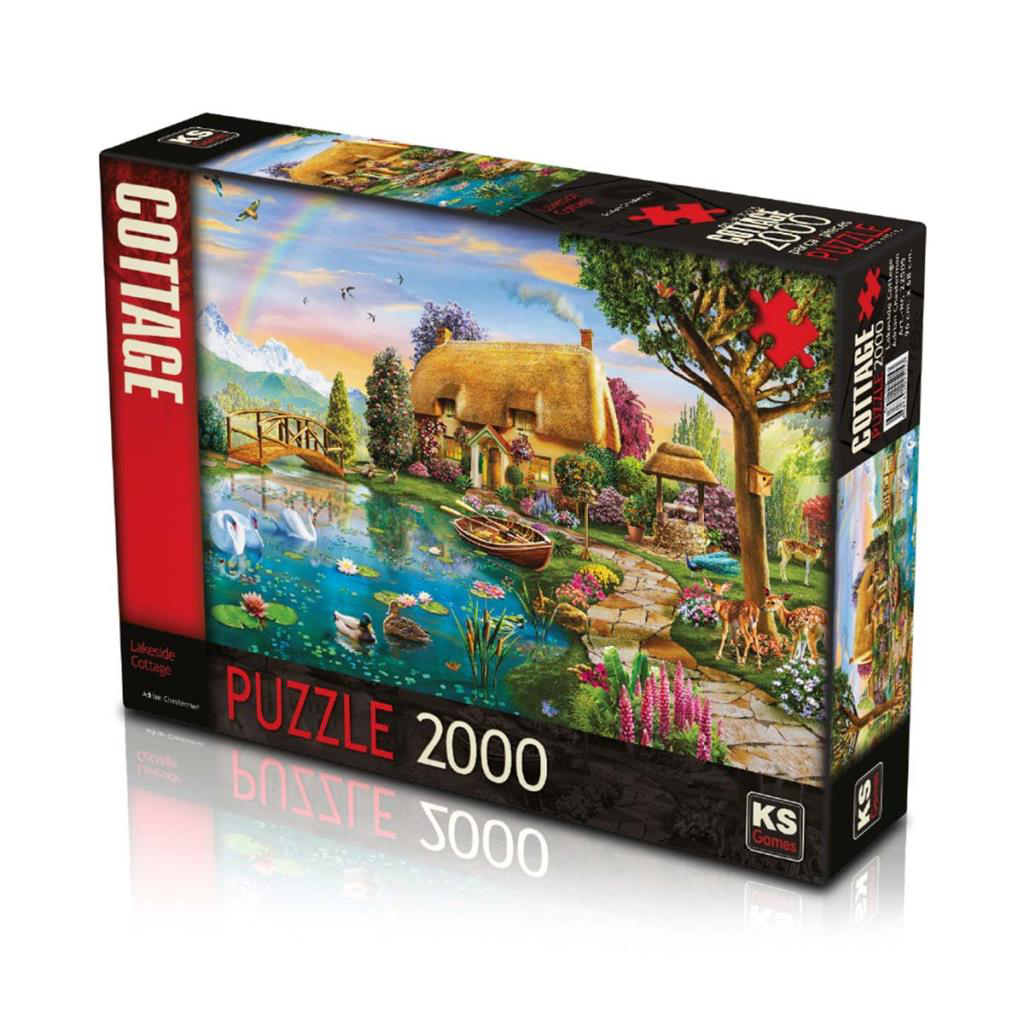 Lakeside Cottage 2000 Parça Puzzle
