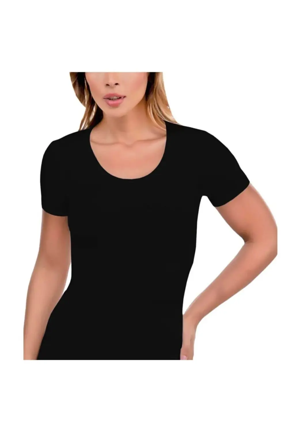 Lalivva İmer Kadın Modal Açık Yaka Kısa Kol Fanila İmer1241