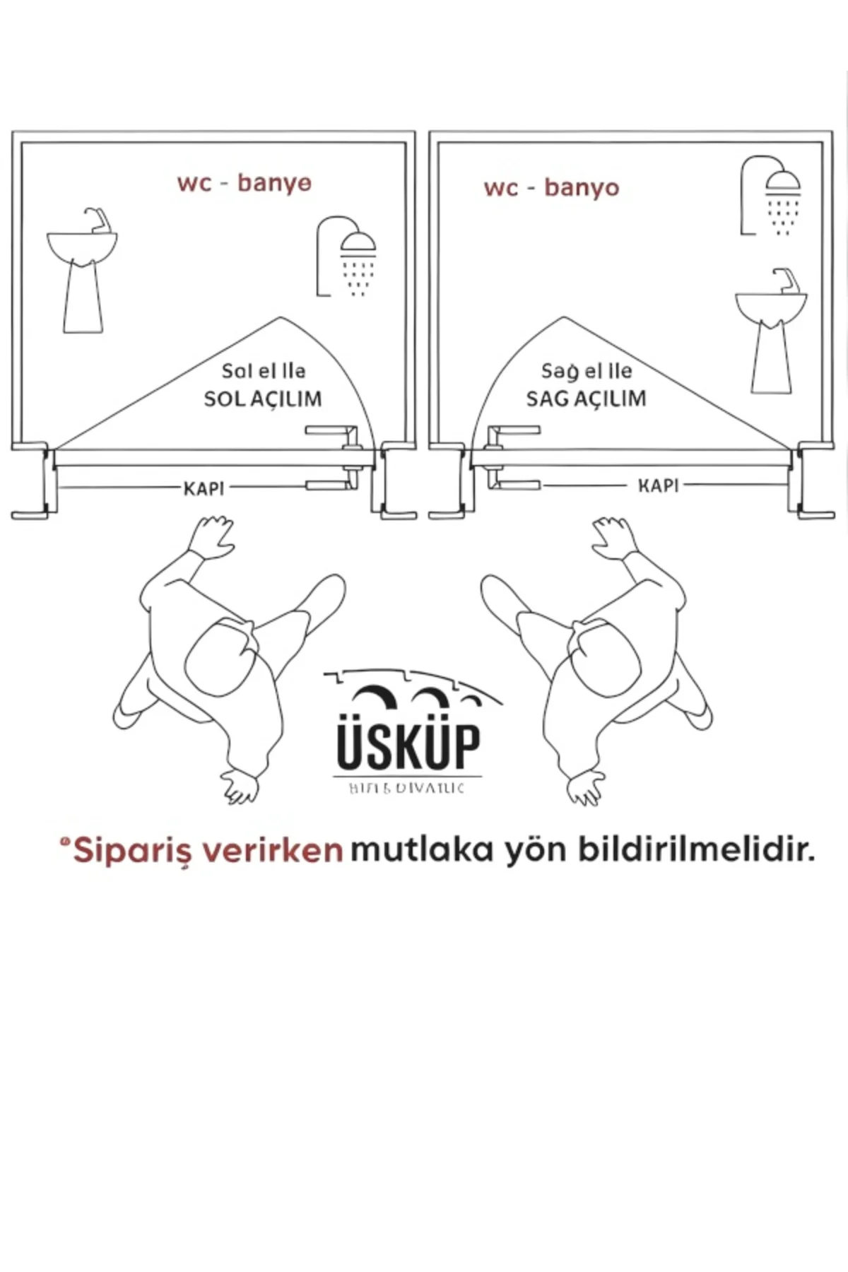 LAMA AYNALI SATEN WC KAPI KOLU