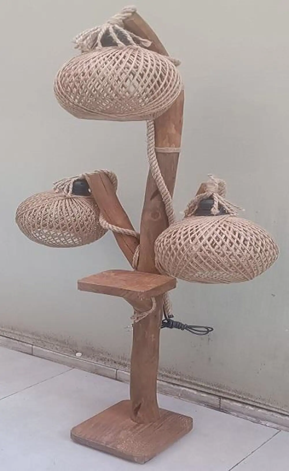 Lambader 12965 Sarmaşık 3lü Doğal malzemeler Kuru Zeytin veya çam